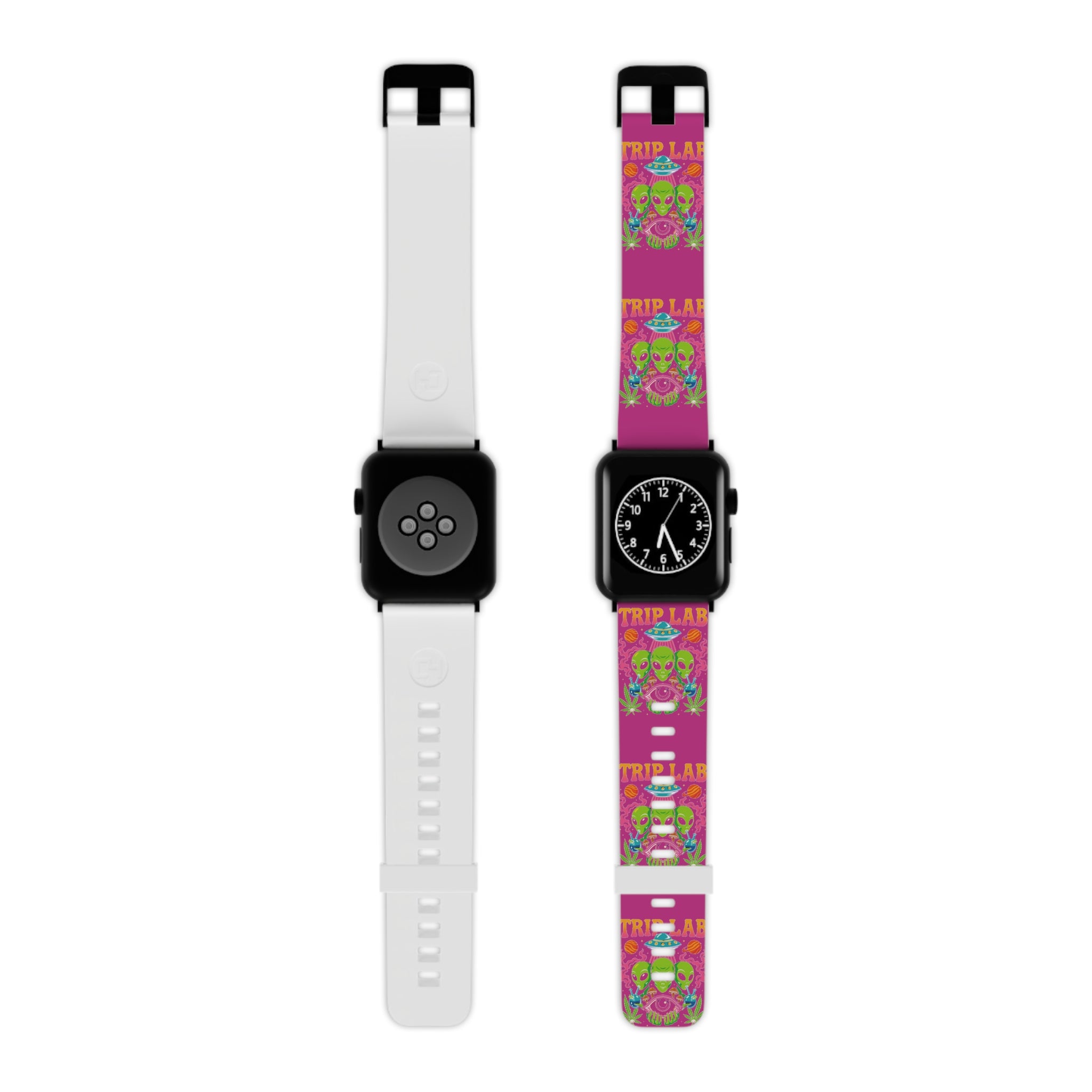 Vibrant Witchy Apple Watch Band - Trip Lab Design, Unique Watch Strap, Colorful Accessory, Festival Gear, Trendy Techwear