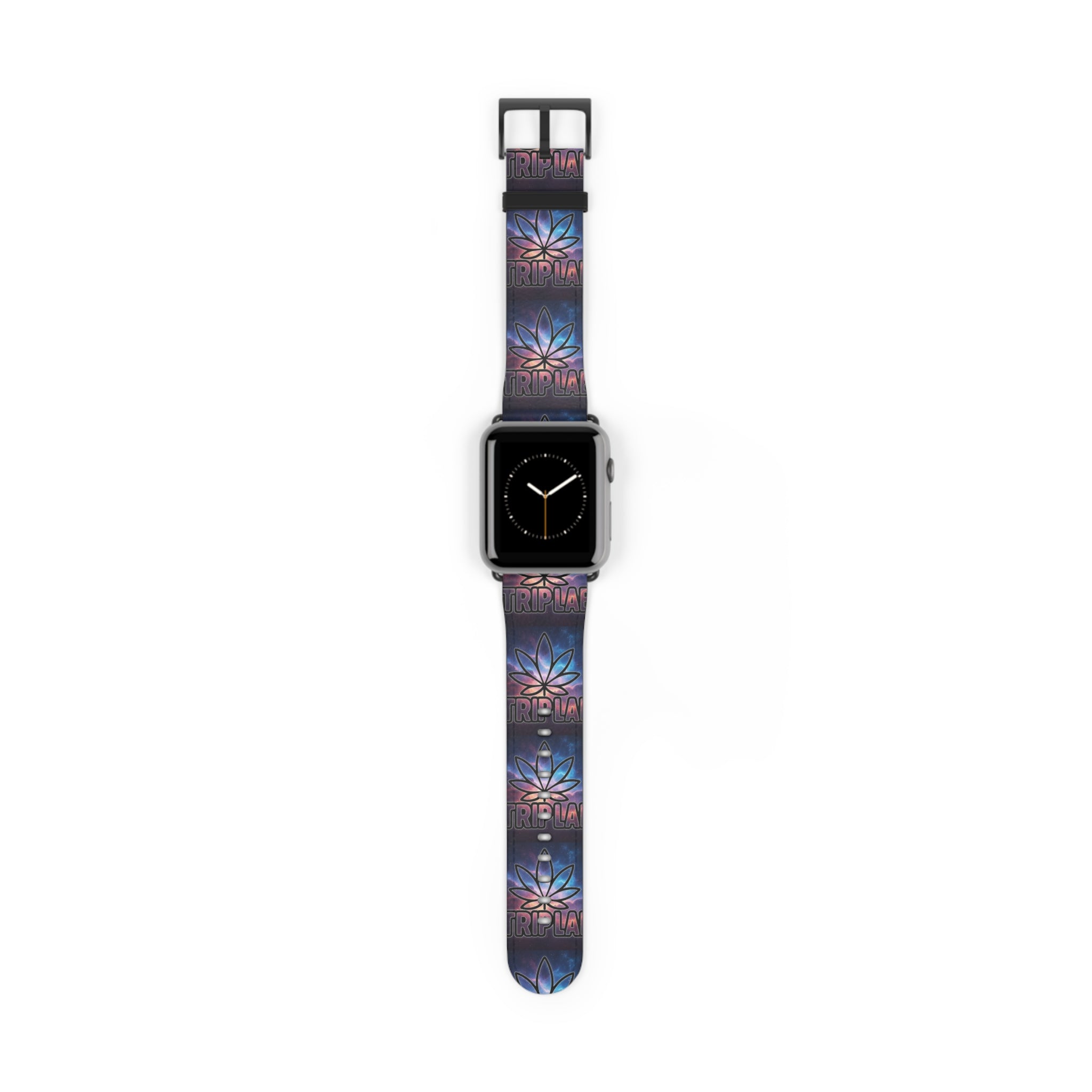 Fireworks Lotus Watch Band — Floral Galaxy Apple Watch Strap