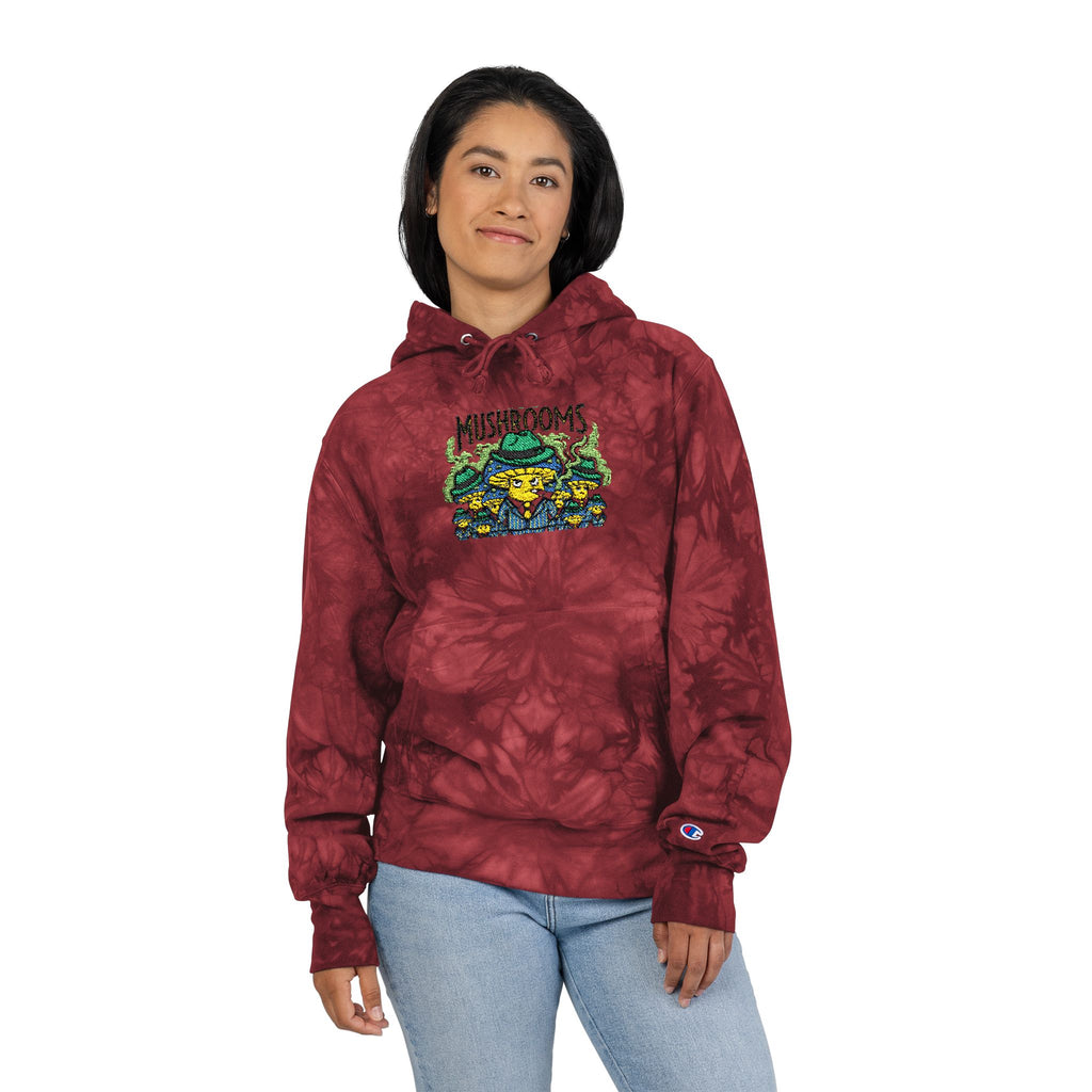 Unisex Champion Tie-Dye Hoodie (Embroidery)