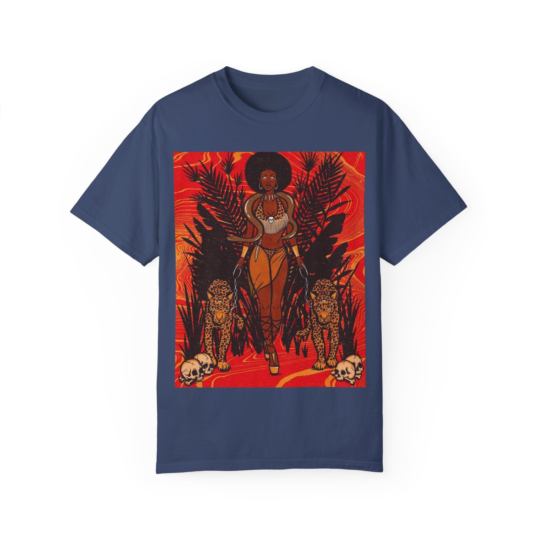 Bold Jungle Goddess Unisex T-Shirt | Vibrant Graphic Tee