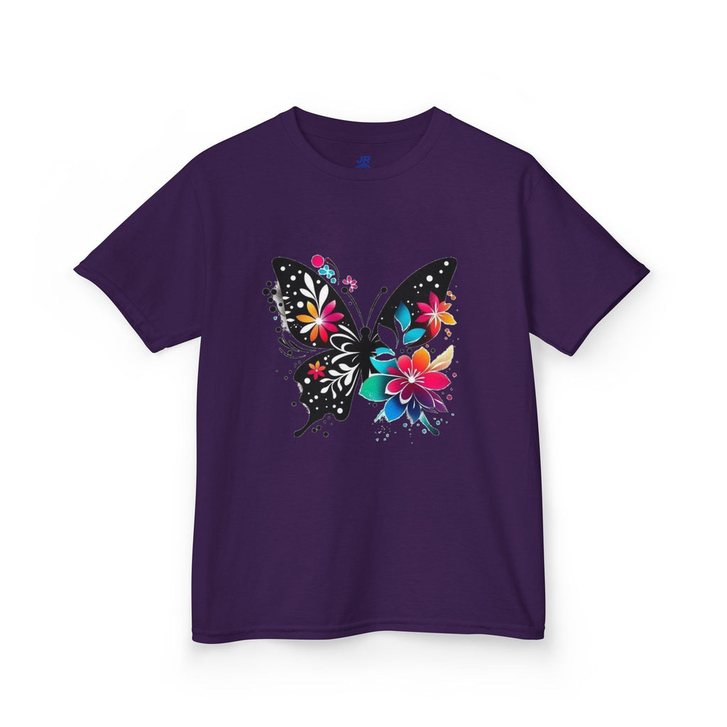 Colorful Butterfly Kids T-Shirt, Fun Summer Tee, Gift for Kids, Cute Butterfly Design, Toddler Summer Apparel, Artful Kids Wear