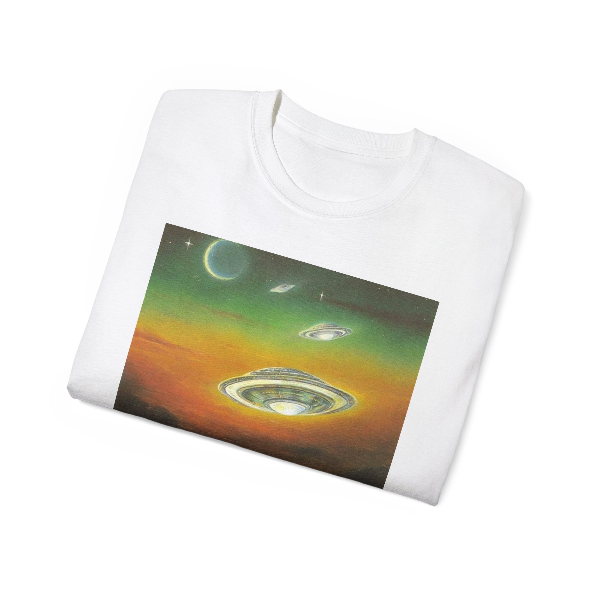 T-Shirt Dolphins UFOs Unisex Tee