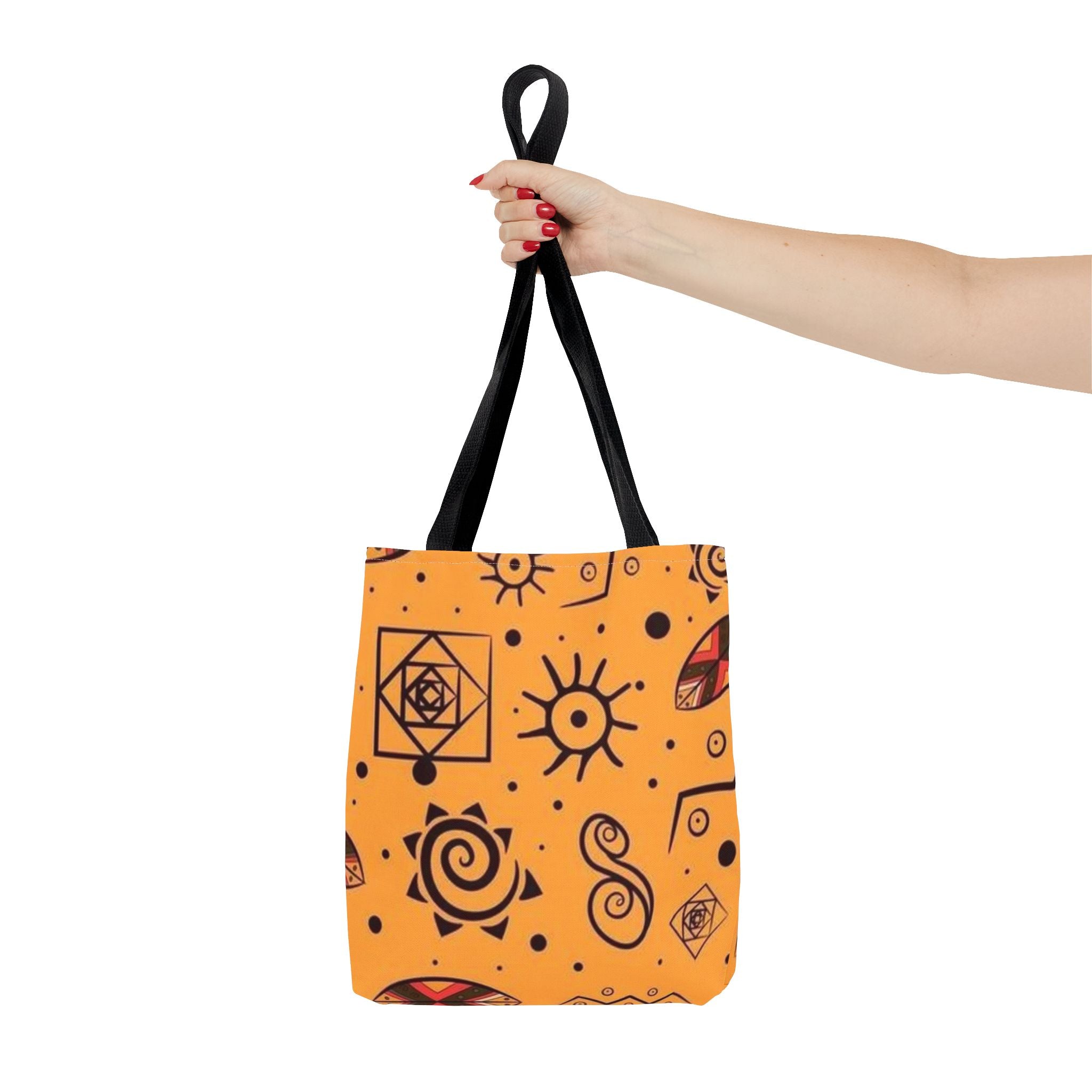 Bohemian Tote Bag, Colorful AOP Shopping Bag, Summer Beach Bag, Festival Accessory, Gift for Her