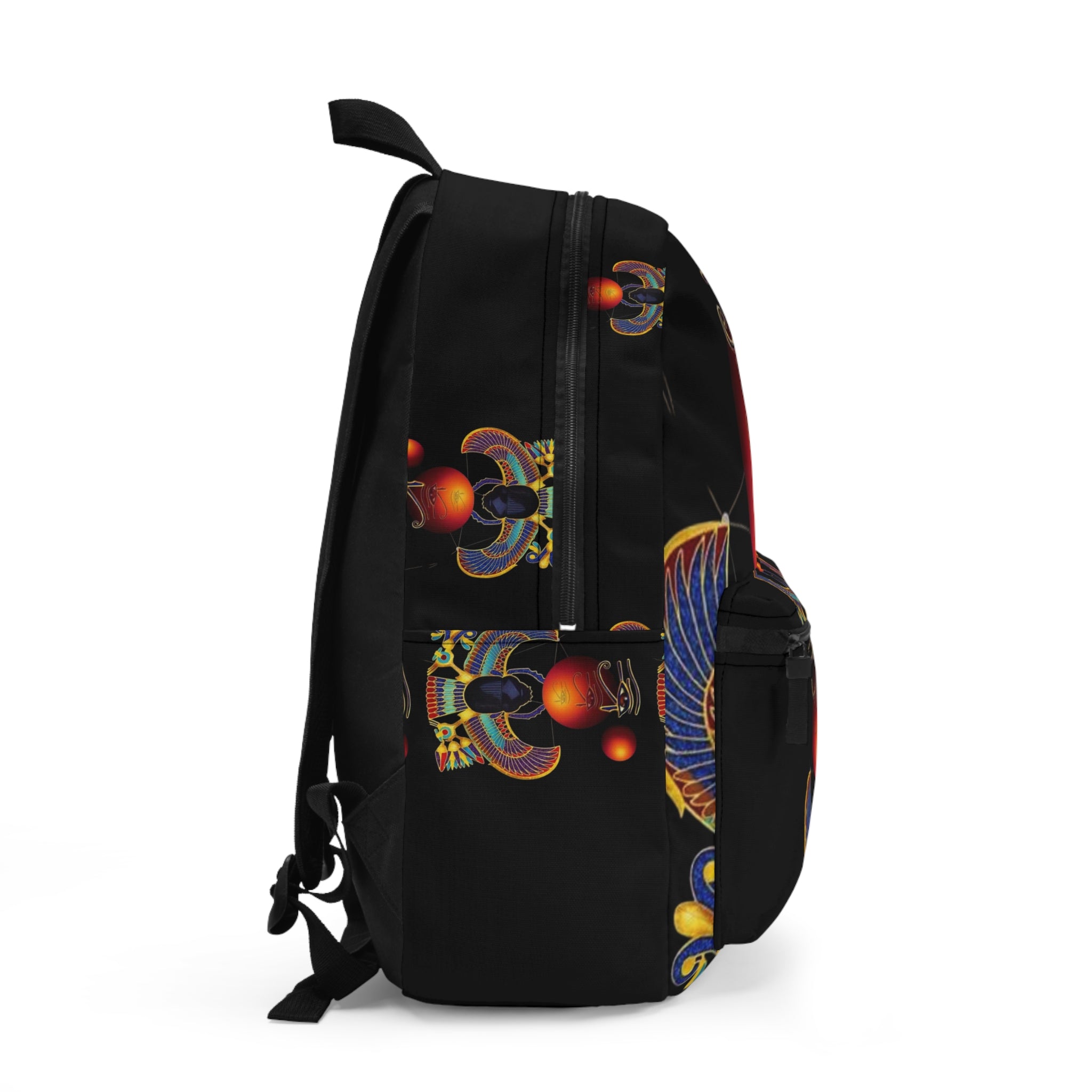 Egyptian-Inspired Art Backpack | Unique School Bag, Ethnic Print, Trendy Travel, Festival Accessory, Stylish Daily Carry