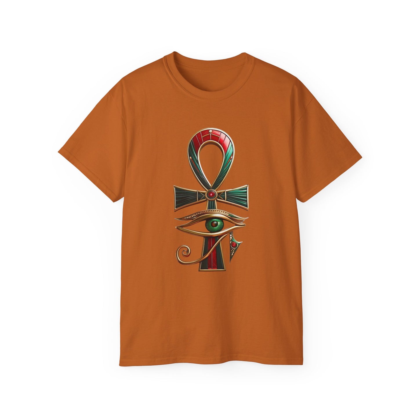 Vintage Egyptian Symbol Tee, Casual Unisex Shirt, Gifts for Historians, Unique Statement Tee, Festival Wear