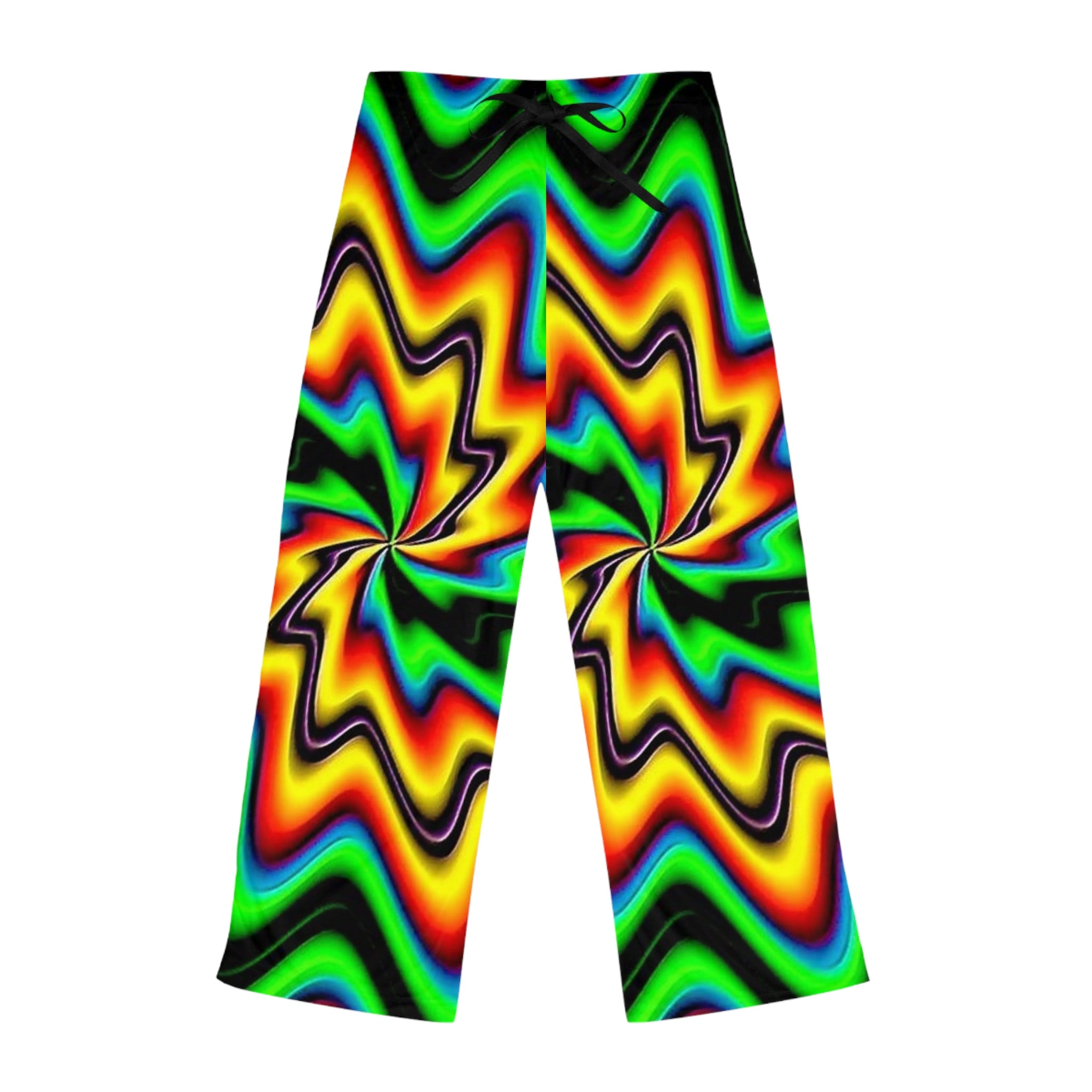 Psychedelic Women's Pajama Pants, Chill Vibes Loungewear, Unique Gift for Her, Colorful Sleep Pants, Festival Wear, Cozy & Stylish