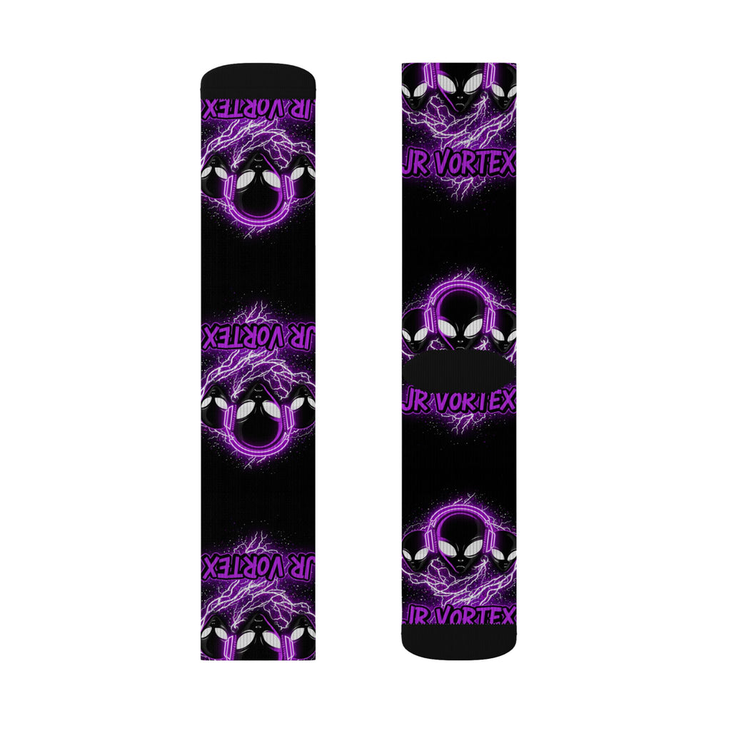 Socks JR Vortex Purple Aliens Sublimation