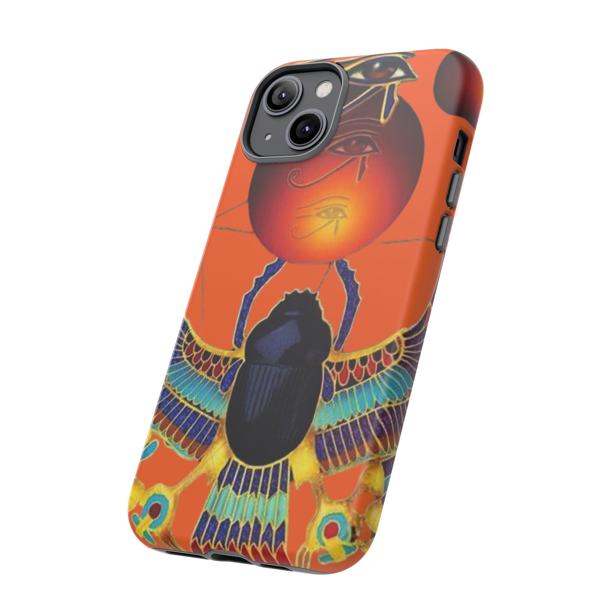Egyptian-Inspired Phone Case, Tough Phone Cover, Unique Protective Case, Gift for Her, Vibrant Egyptian Art