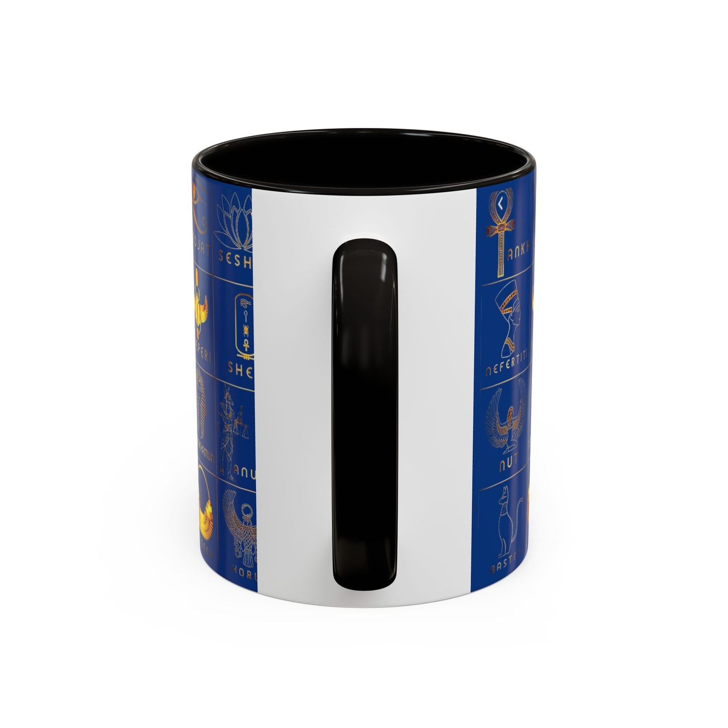Egyptian Themed Mug, Colorful Coffee Cup, Unique Gift for Her, Art Print Mug, Home Decor, Office Tumbler, Coffee Lover Gift