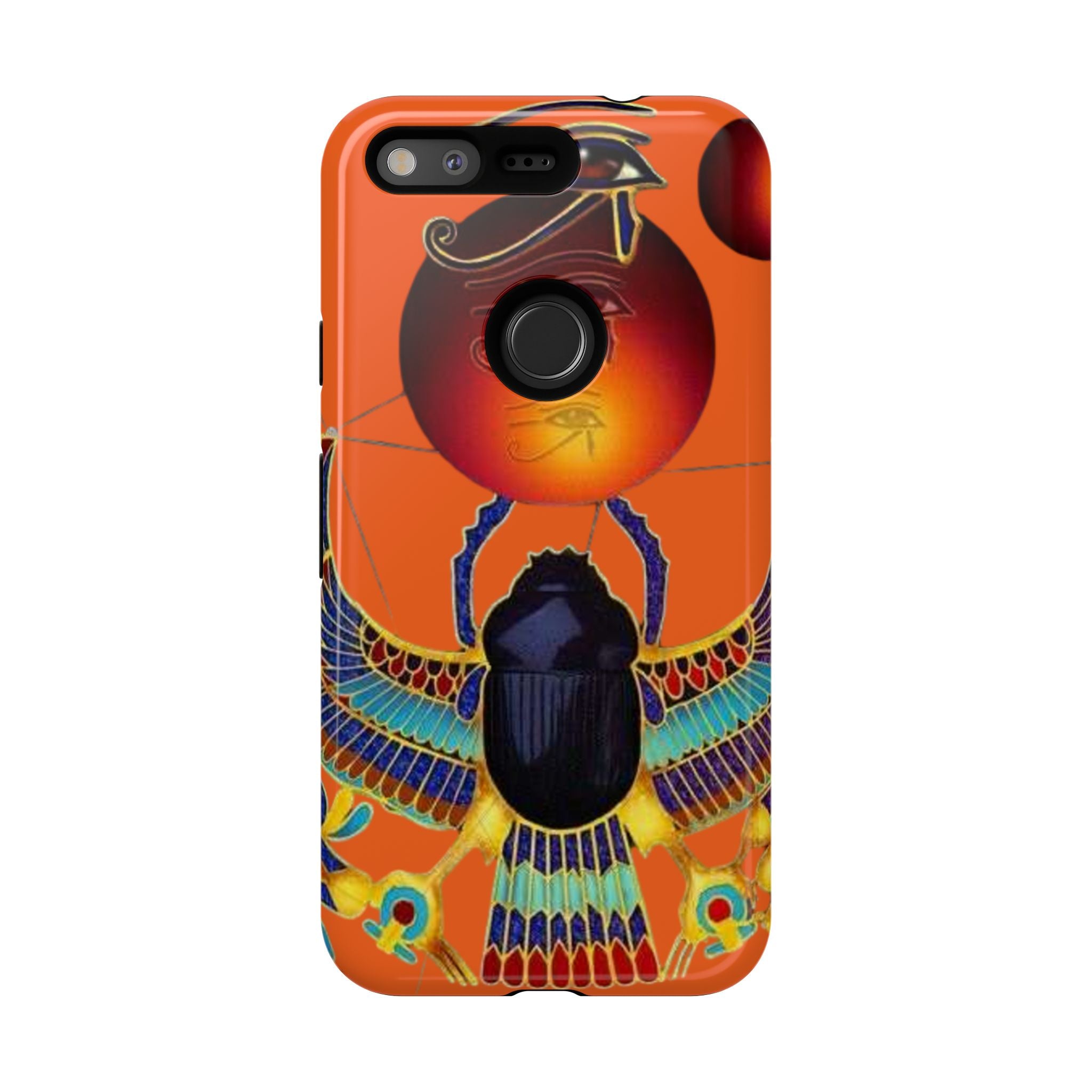 Egyptian-Inspired Phone Case, Tough Phone Cover, Unique Protective Case, Gift for Her, Vibrant Egyptian Art