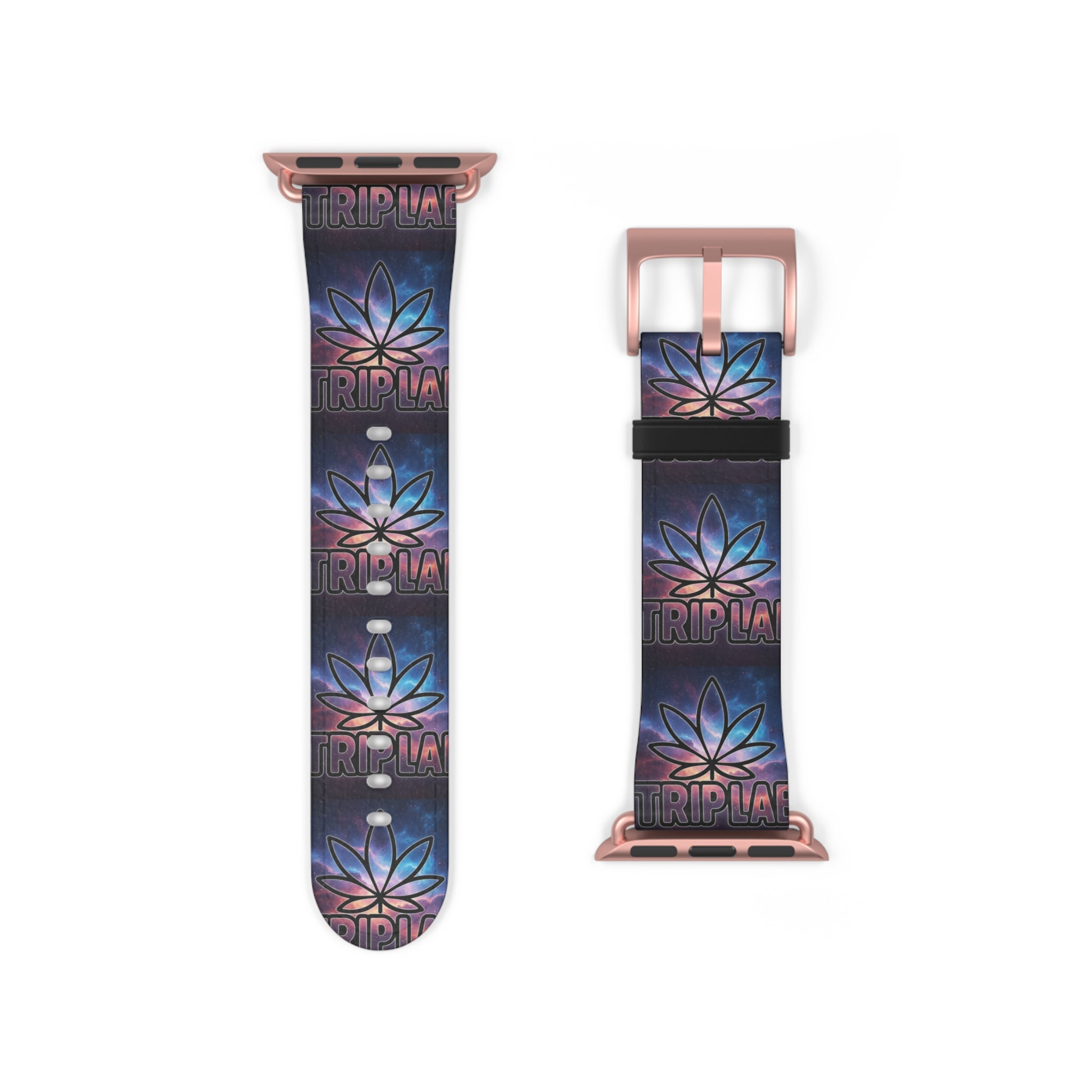 Fireworks Lotus Watch Band — Floral Galaxy Apple Watch Strap