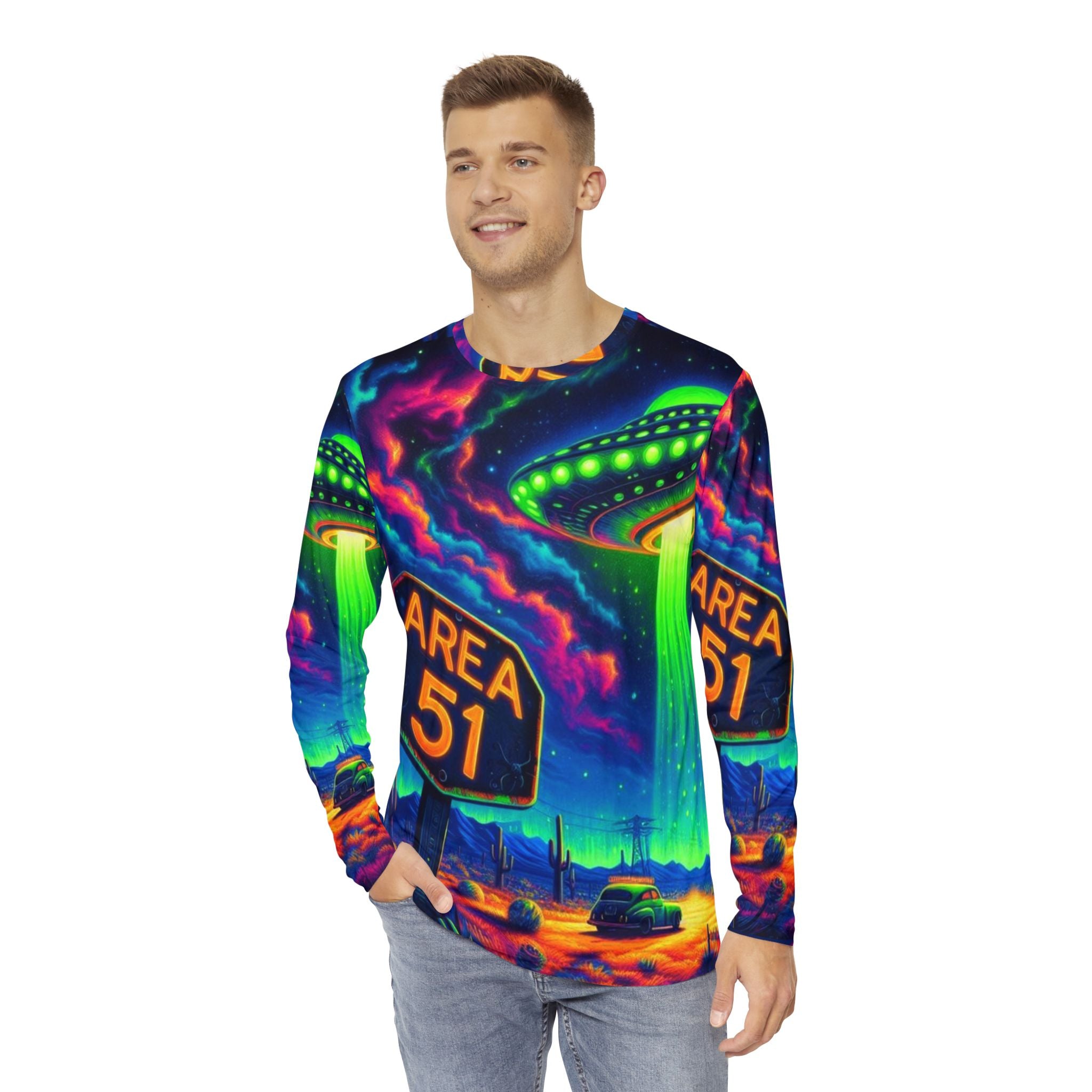 Men's Long Sleeve Shirt (AOP)