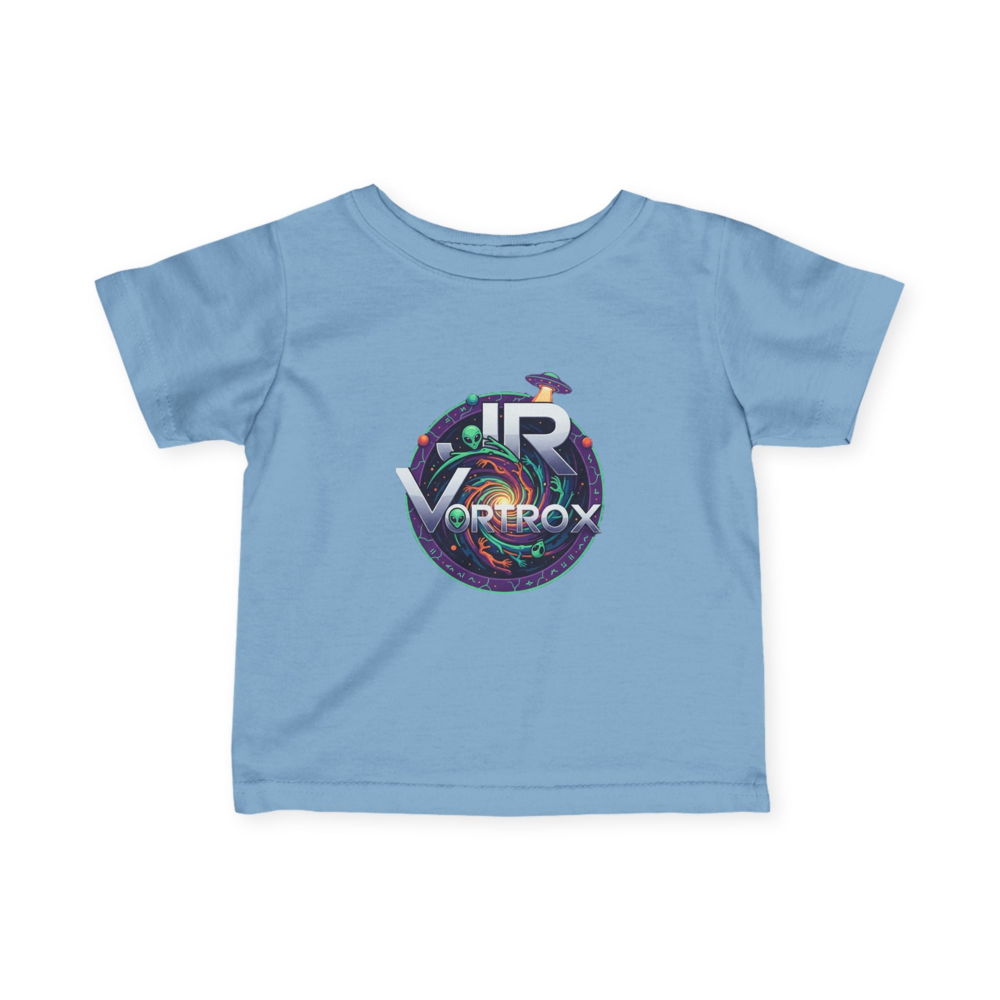 Colorful Infant Fine Jersey Tee with VORTROX Design - Perfect for Playtime, Gifts, Birthdays, Everyday Wear