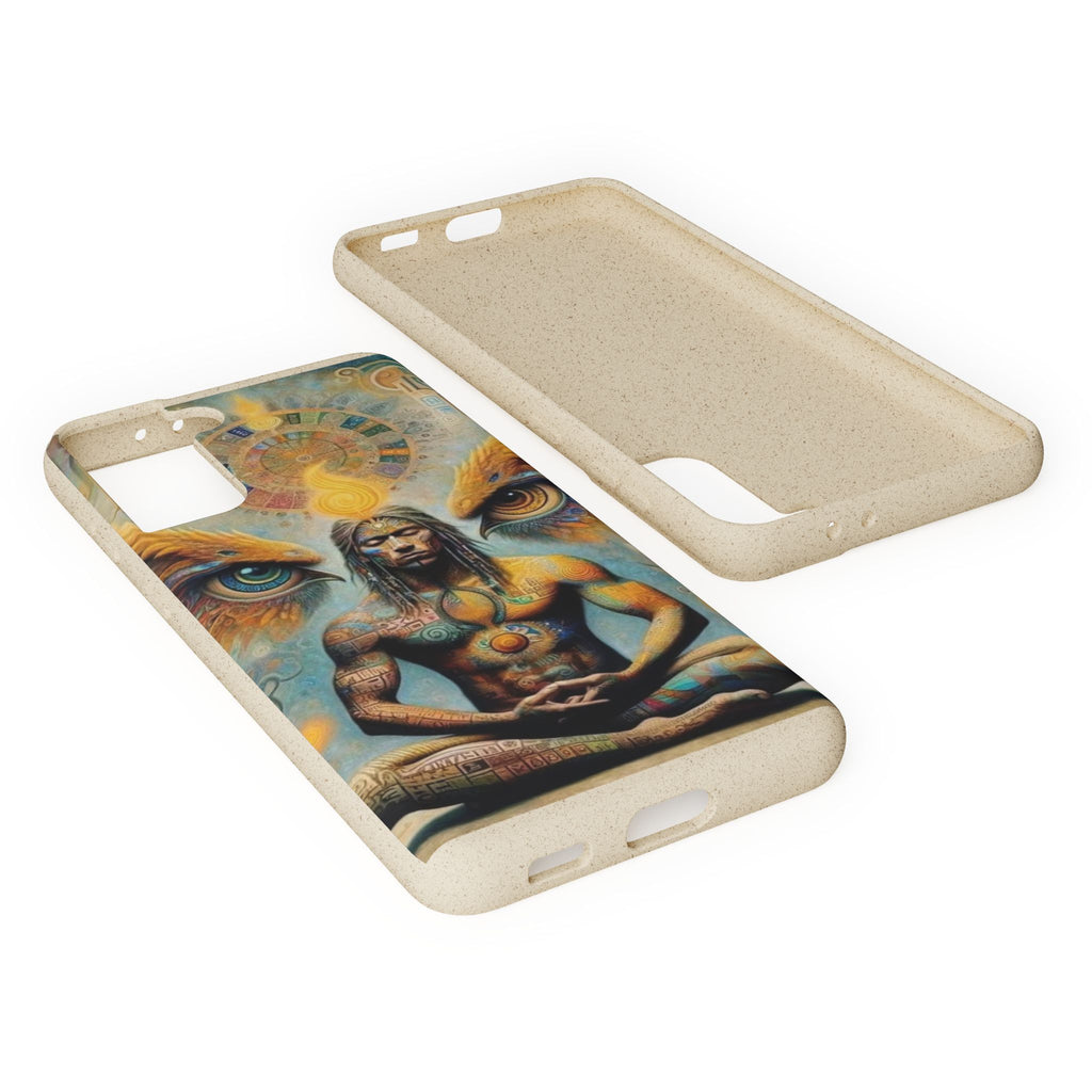 Eco-Friendly Biodegradable Phone Case with Spiritual Design