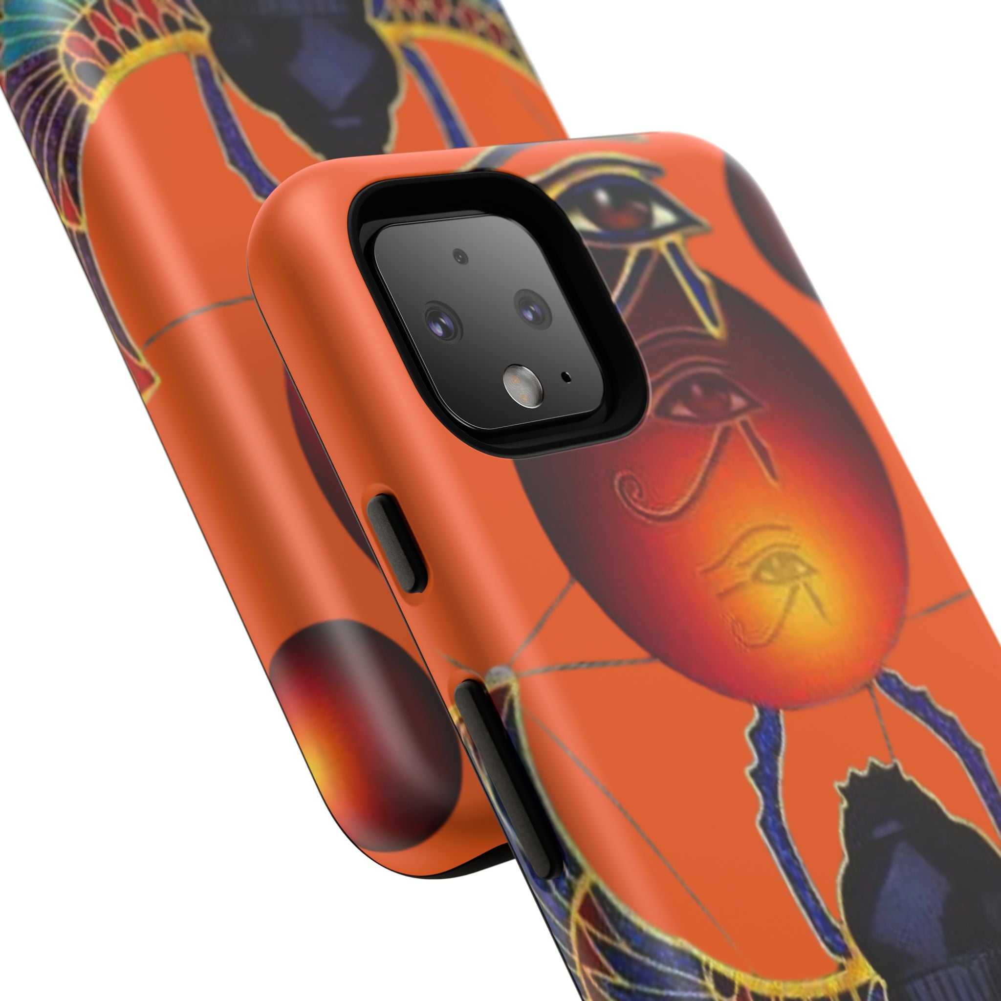 Egyptian-Inspired Phone Case, Tough Phone Cover, Unique Protective Case, Gift for Her, Vibrant Egyptian Art