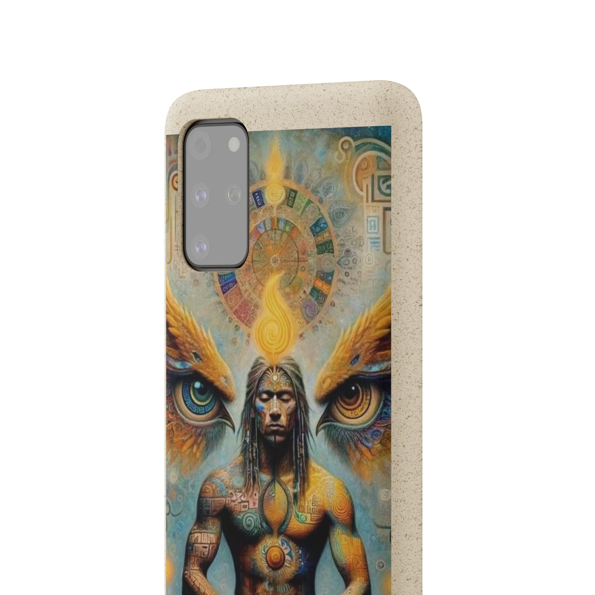 Eco-Friendly Biodegradable Phone Case with Spiritual Design