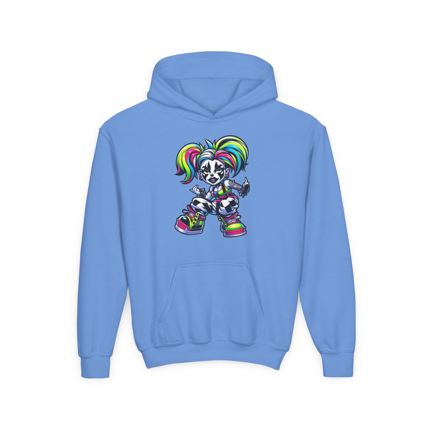 Youth Hooded Sweatshirt with Colorful Cool Panda Design, Fun Hoodie for Kids, Perfect Gift for Birthdays and Holidays, Cozy [...]