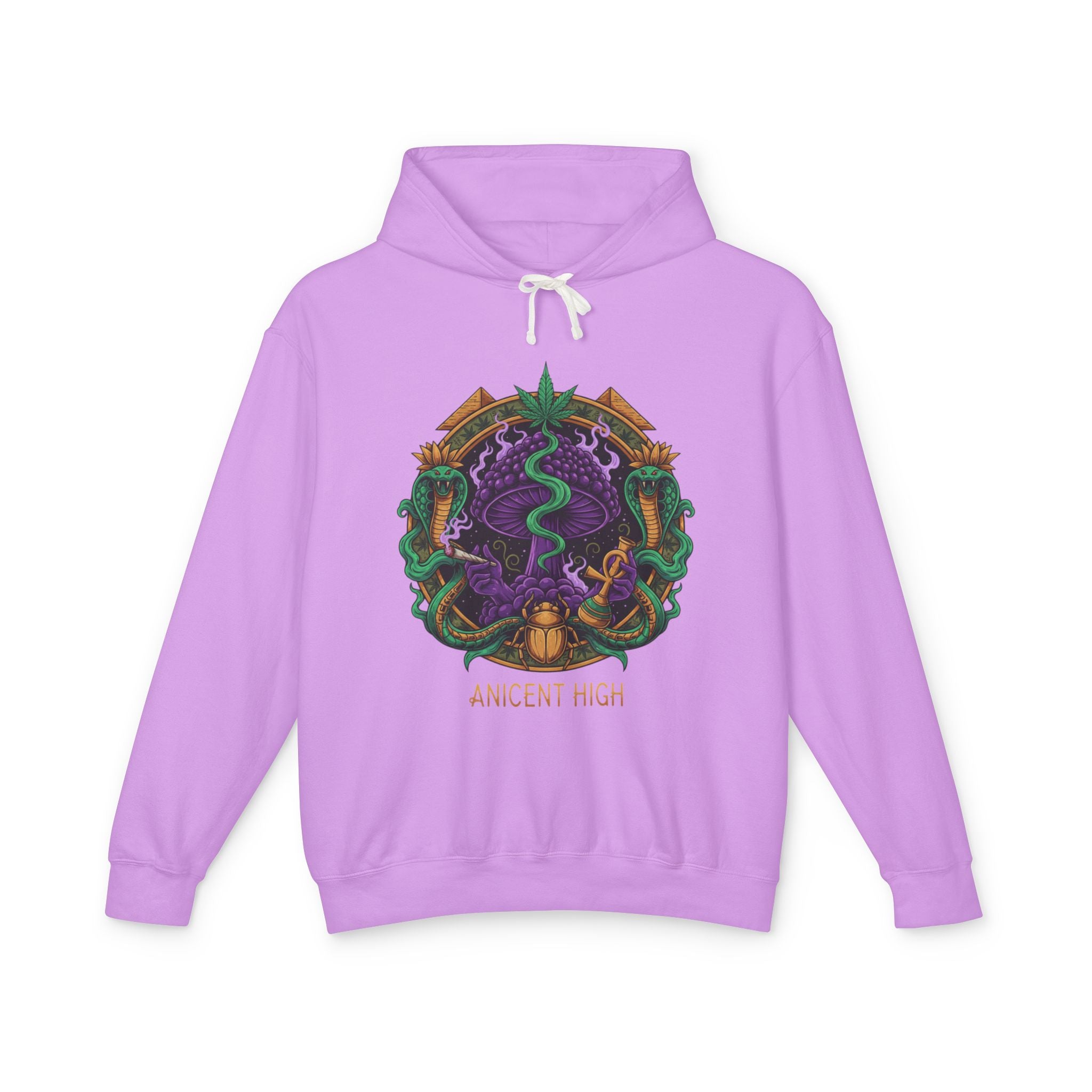 Ancient High Crest Hoodie — Mystic Snake Emblem Hooded Sweatshirt
