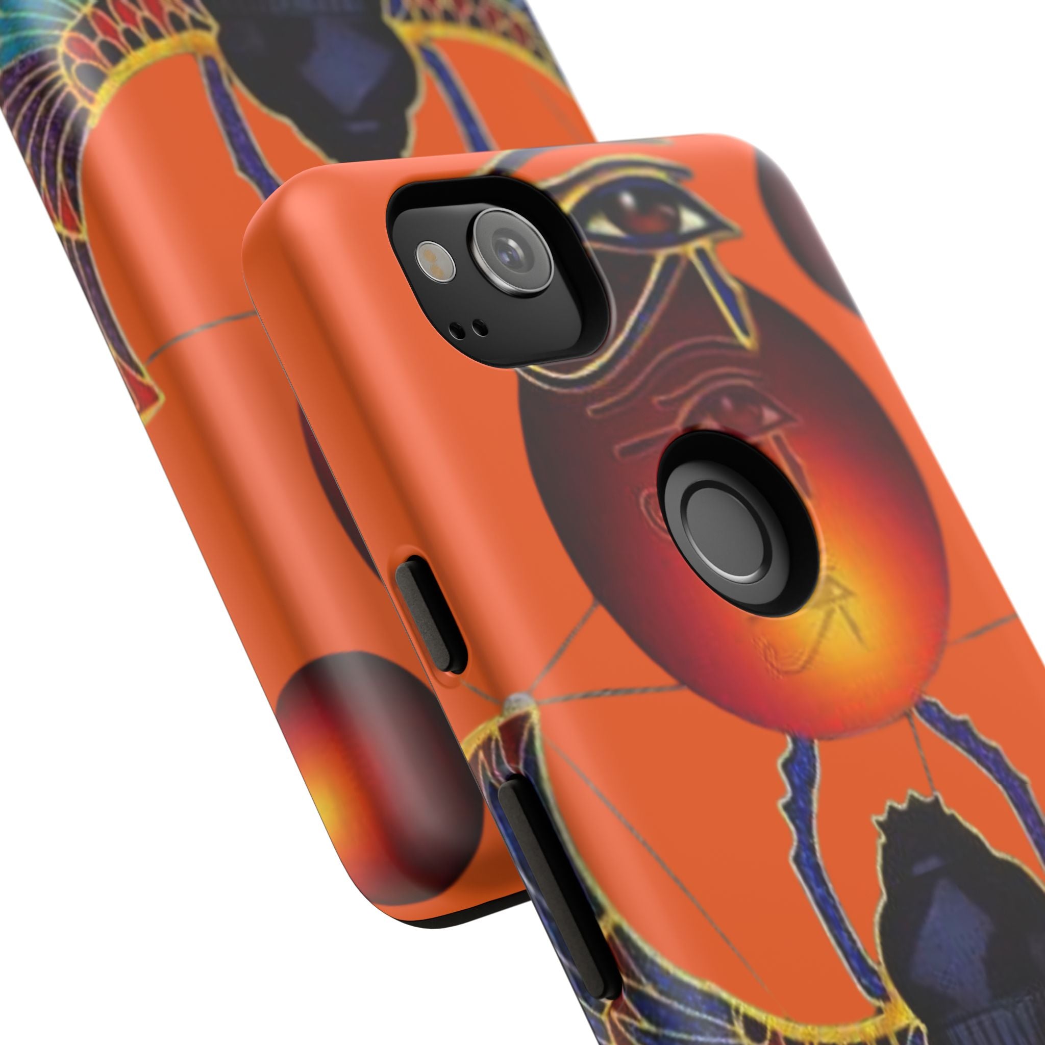 Egyptian-Inspired Phone Case, Tough Phone Cover, Unique Protective Case, Gift for Her, Vibrant Egyptian Art