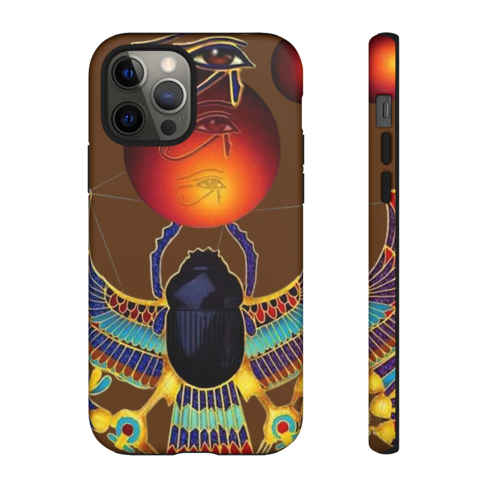 Egyptian Scarab Phone Case | Tough Cases for Unique Style, Protective Cases, Artistic Phone Covers, Gifts for Art Lovers