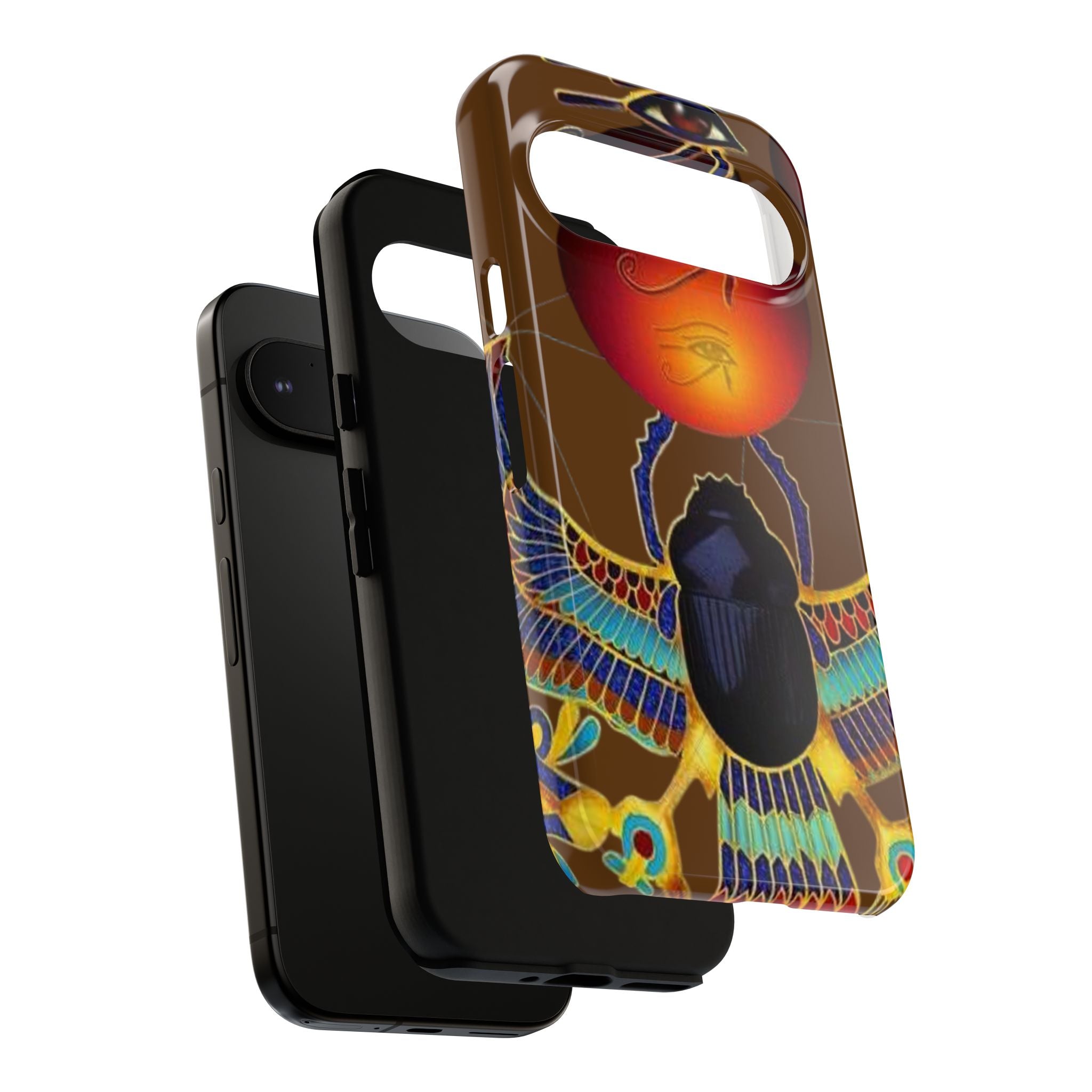 Egyptian Scarab Phone Case | Tough Cases for Unique Style, Protective Cases, Artistic Phone Covers, Gifts for Art Lovers