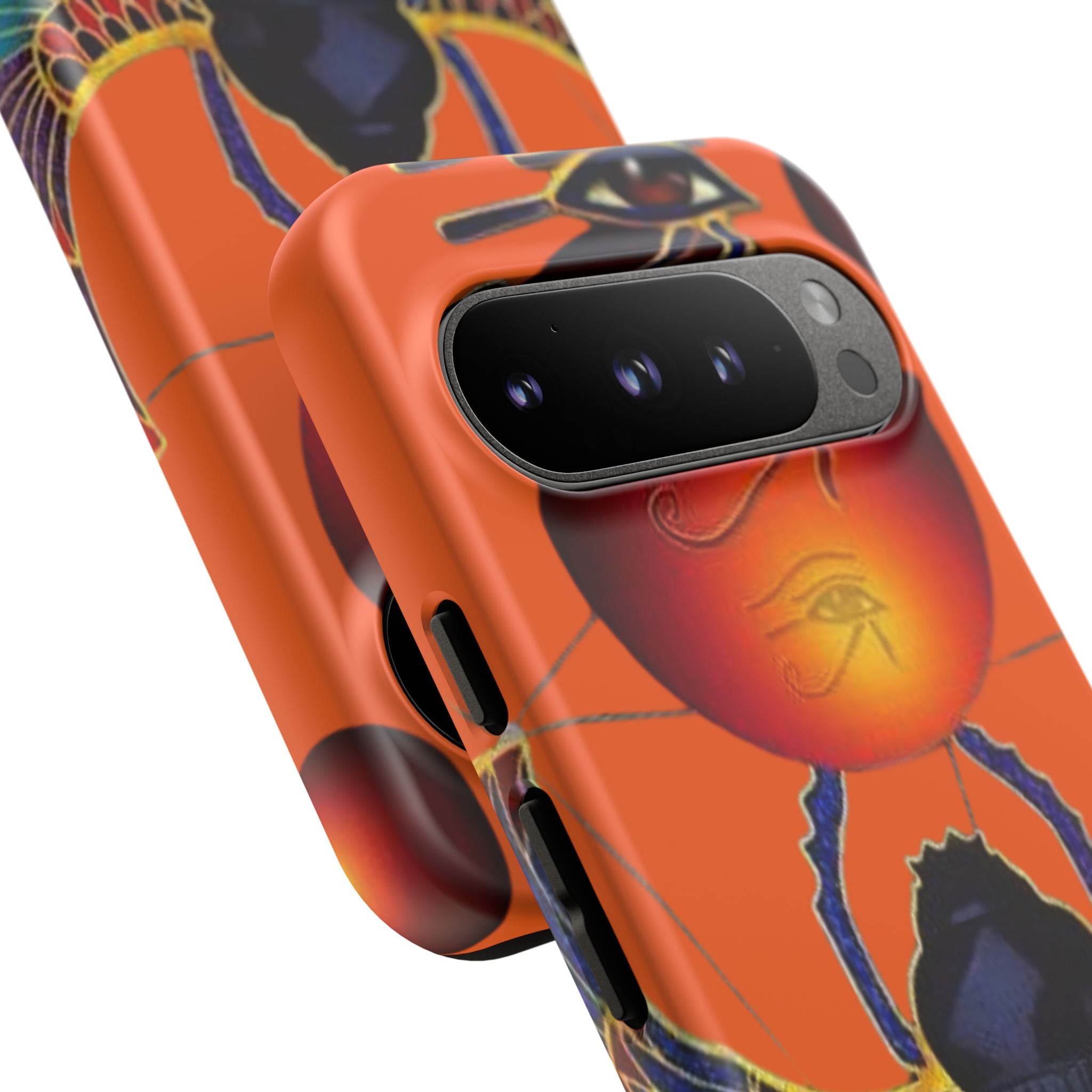 Egyptian-Inspired Phone Case, Tough Phone Cover, Unique Protective Case, Gift for Her, Vibrant Egyptian Art