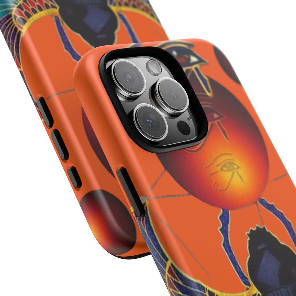 Egyptian-Inspired Phone Case, Tough Phone Cover, Unique Protective Case, Gift for Her, Vibrant Egyptian Art