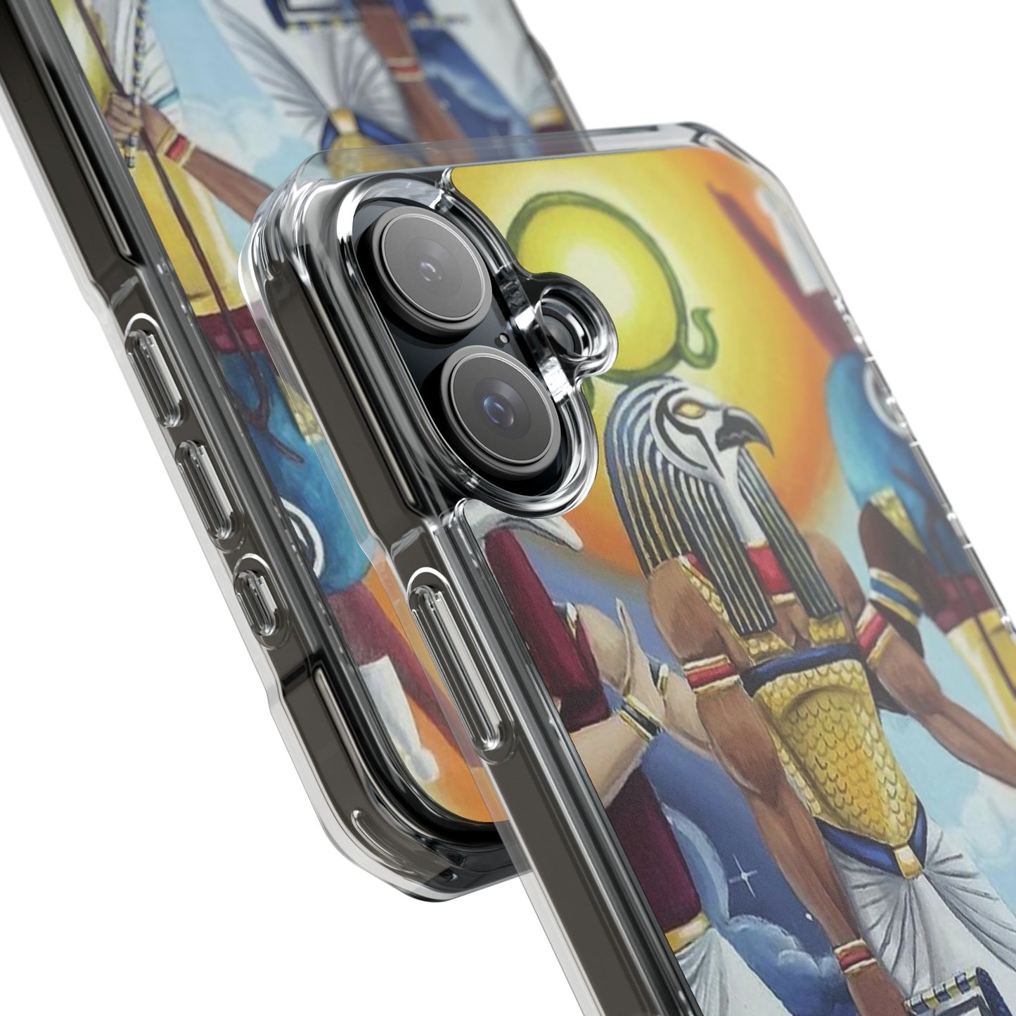 Egyptian Art Phone Case - Magnetic Clear Impact Case for Stylish Protection