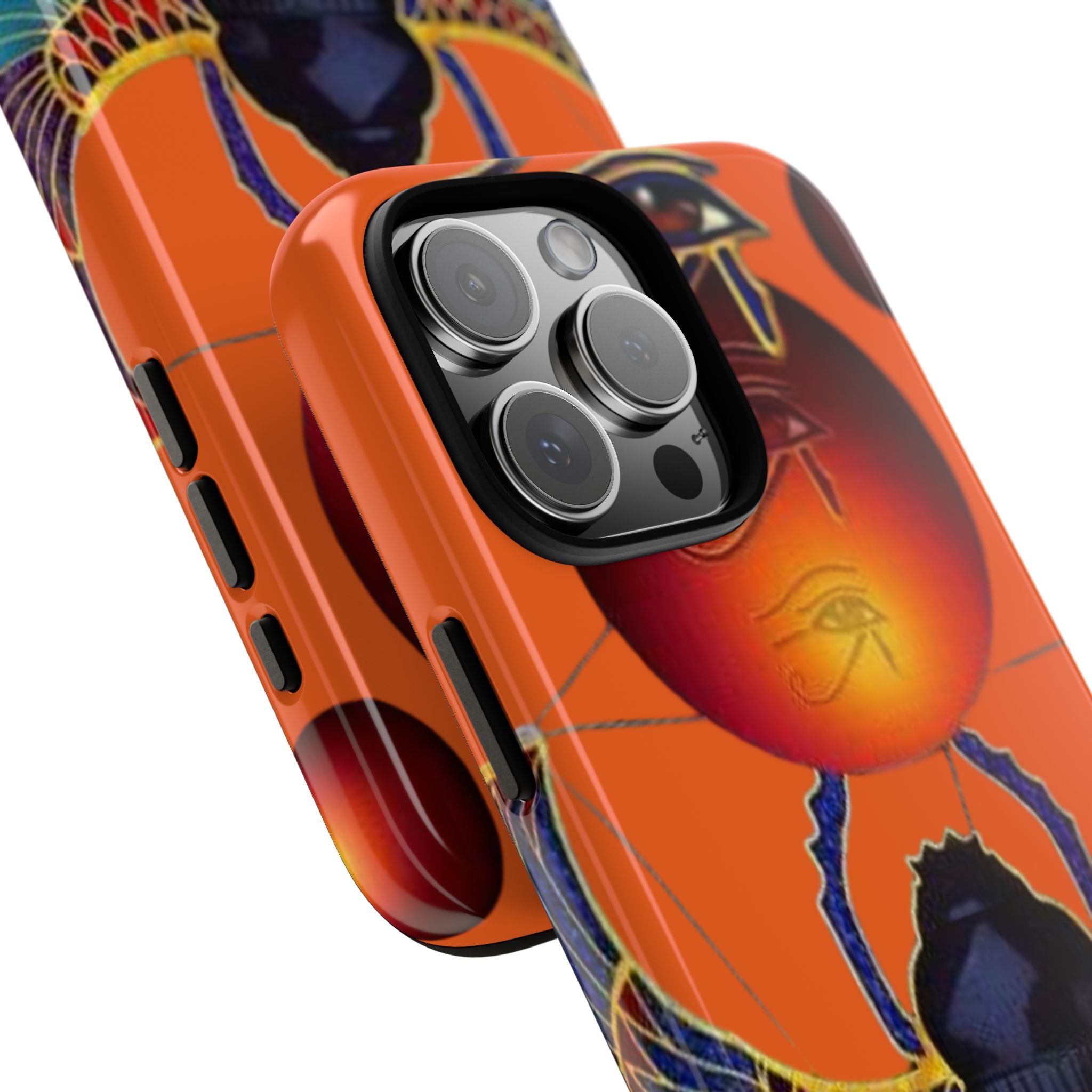 Egyptian-Inspired Phone Case, Tough Phone Cover, Unique Protective Case, Gift for Her, Vibrant Egyptian Art