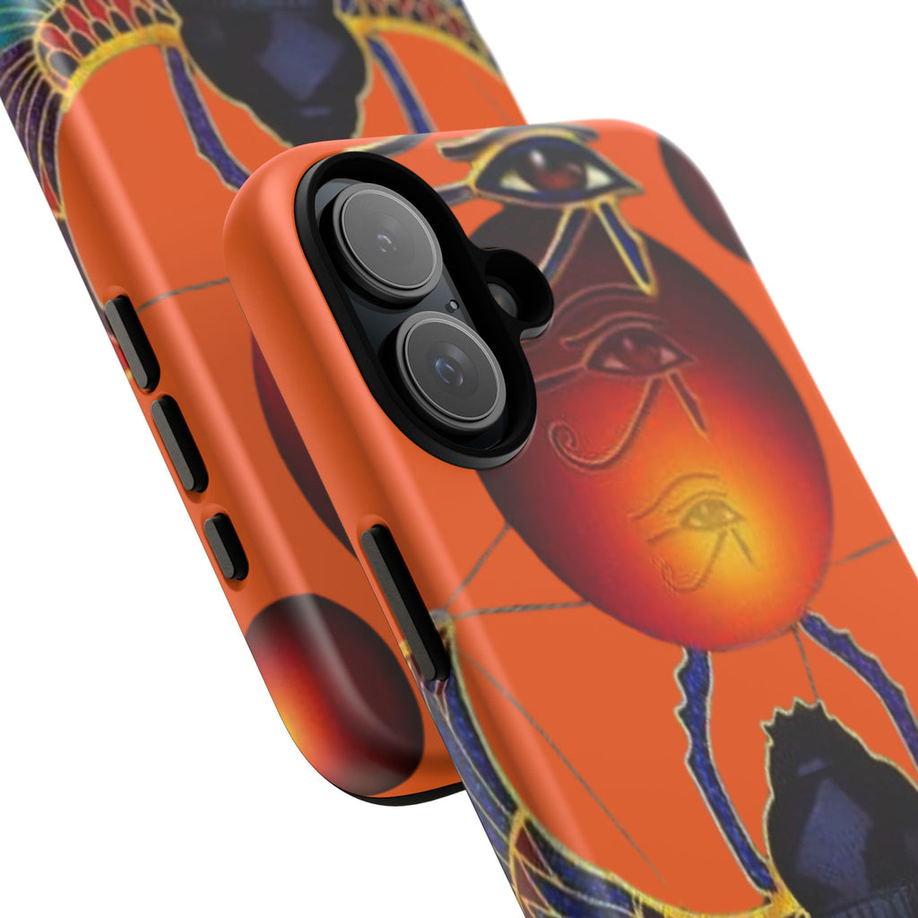 Egyptian-Inspired Phone Case, Tough Phone Cover, Unique Protective Case, Gift for Her, Vibrant Egyptian Art