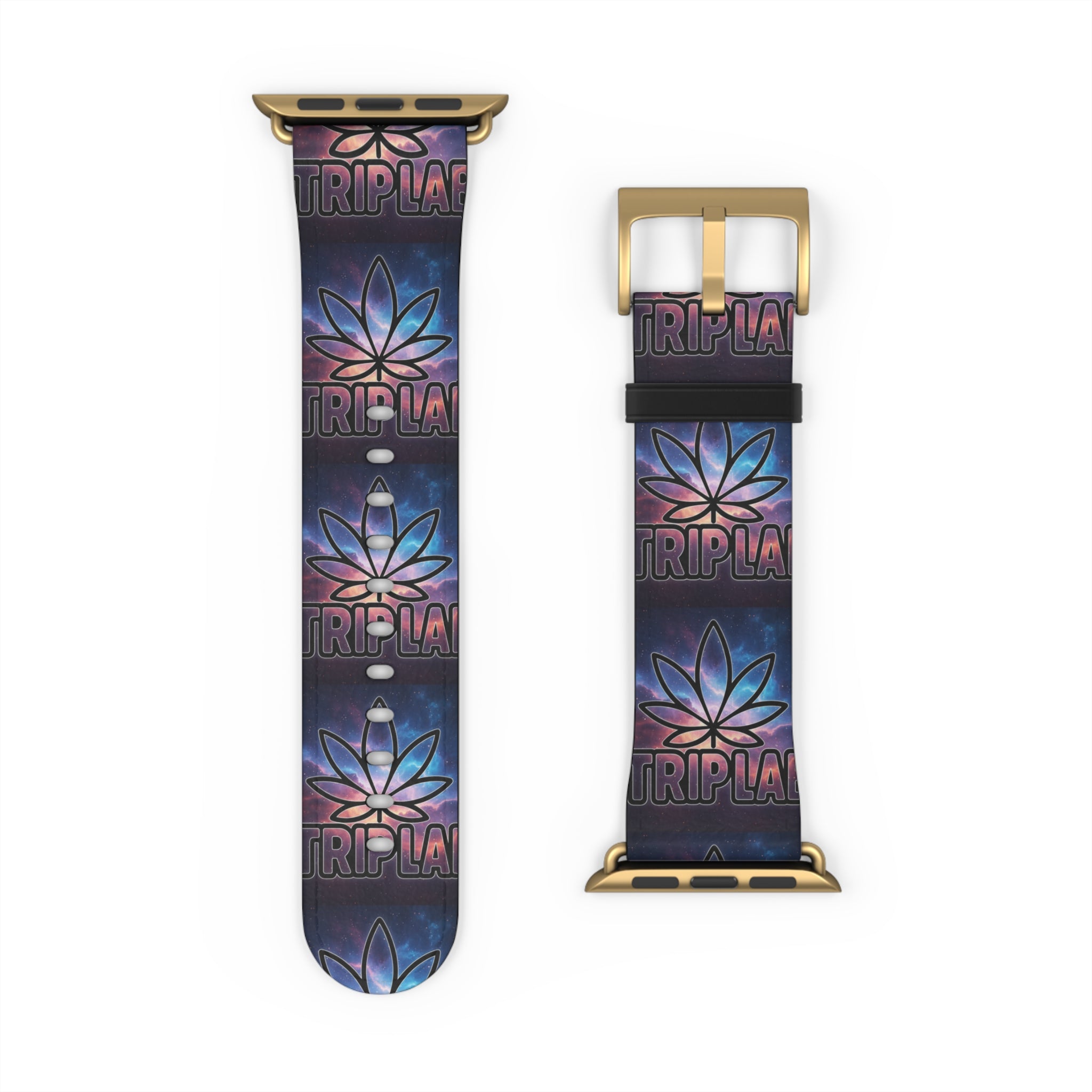 Fireworks Lotus Watch Band — Floral Galaxy Apple Watch Strap
