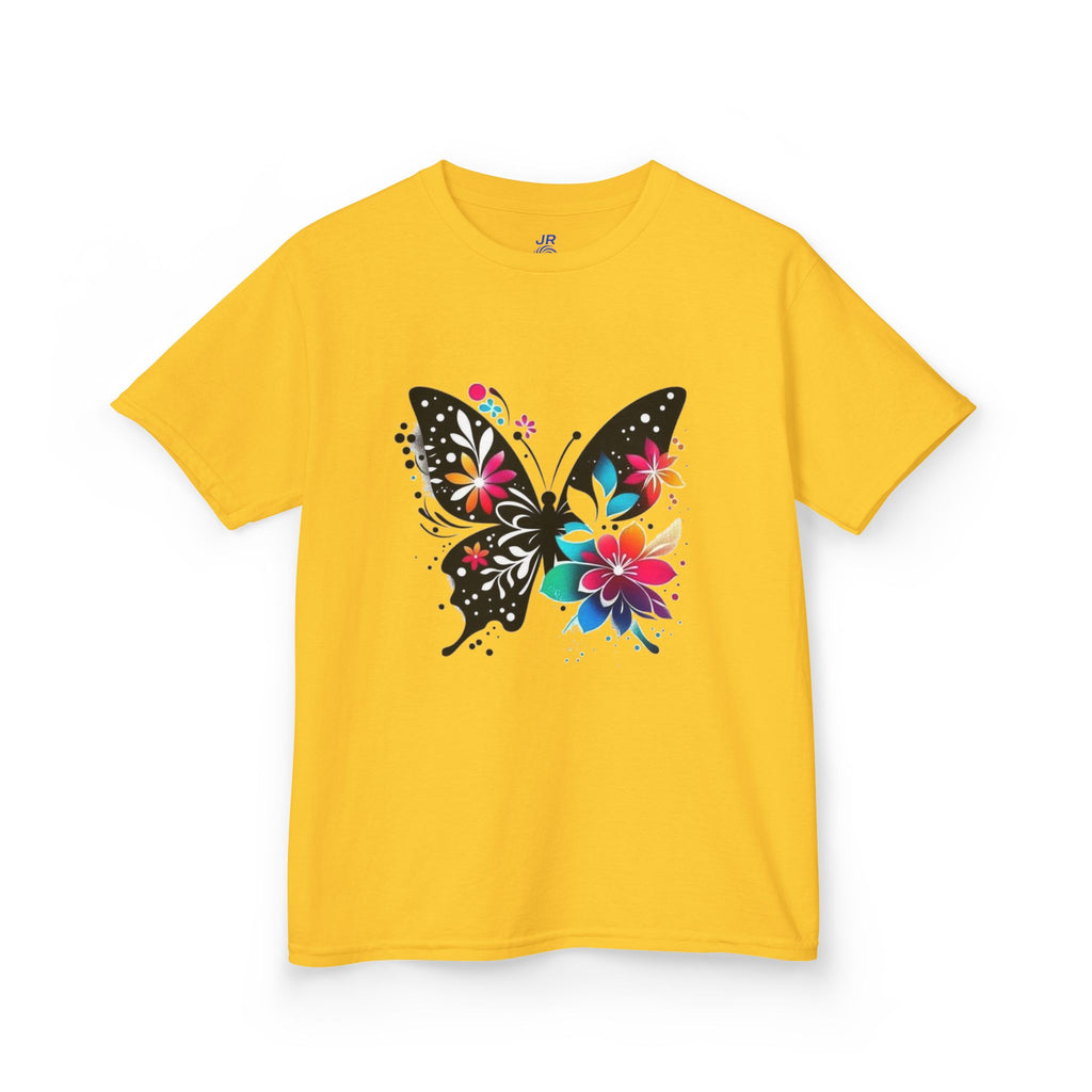 Colorful Butterfly Kids T-Shirt, Fun Summer Tee, Gift for Kids, Cute Butterfly Design, Toddler Summer Apparel, Artful Kids Wear