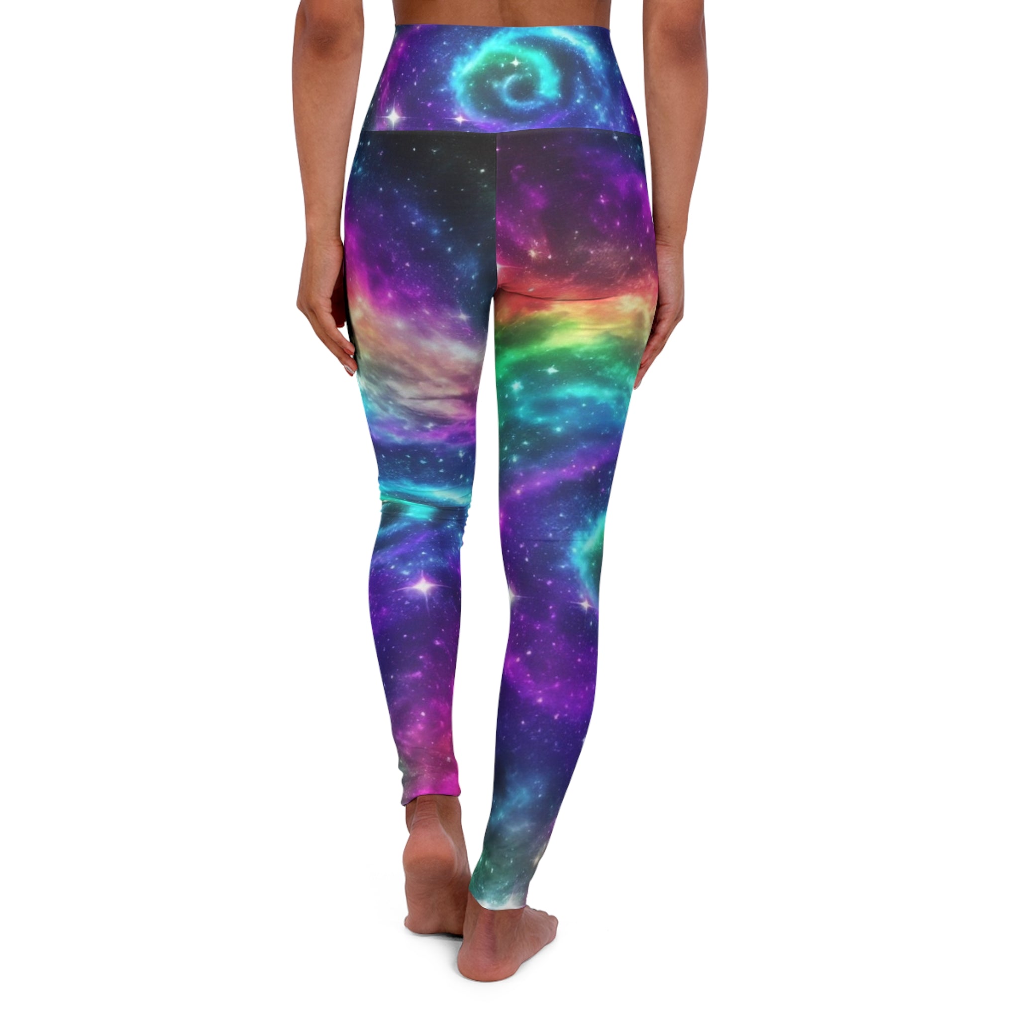 High Waisted Yoga Leggings (AOP)