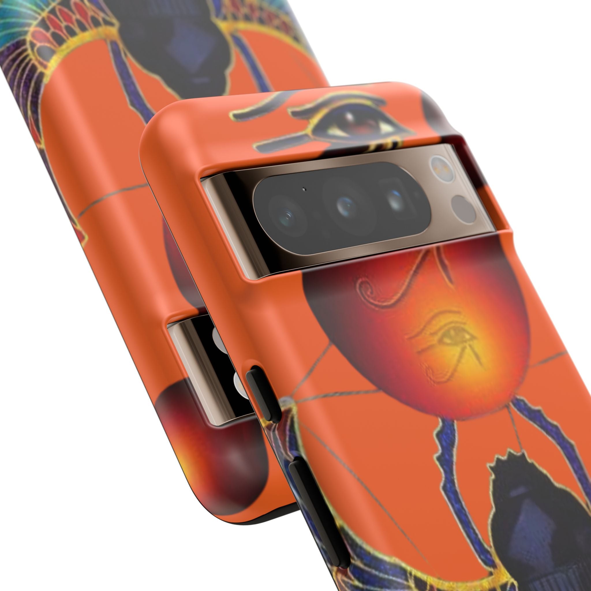 Egyptian-Inspired Phone Case, Tough Phone Cover, Unique Protective Case, Gift for Her, Vibrant Egyptian Art