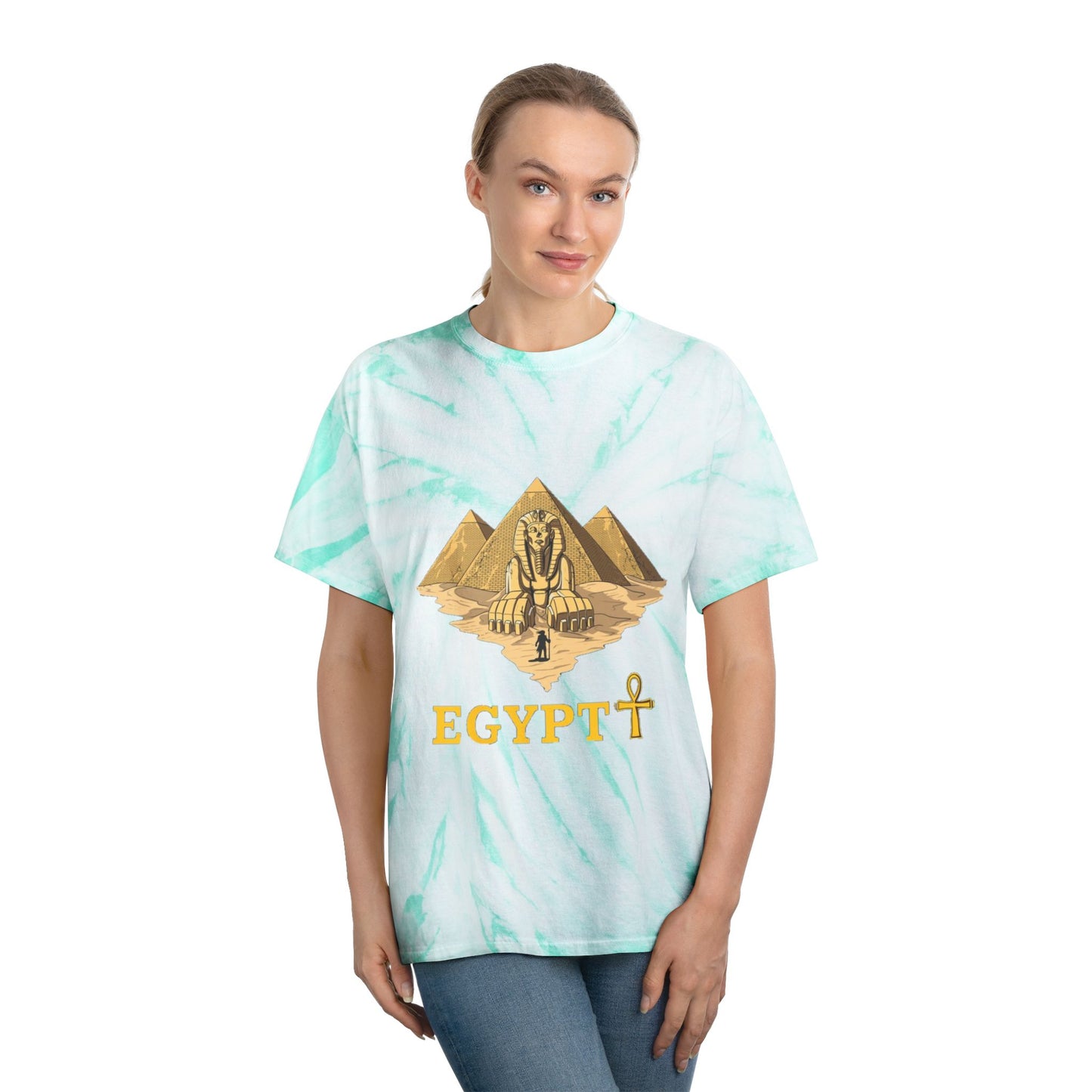 Egyptian Cyclone Tie-Dye Tee👍 | Boho Style Shirt, Vintage Inspired Apparel, Festival Fashion, Summer Outfit, Unique Gift
