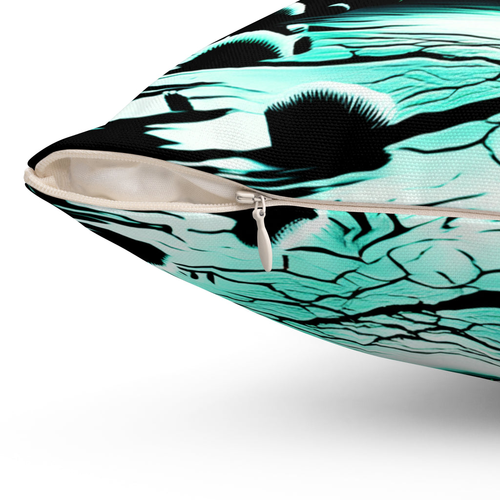 Alien UFO Throw Pillow, Sci-Fi Decor, Unique Home Accent, Gift for Space Enthusiasts, Modern Cosmic Cushion