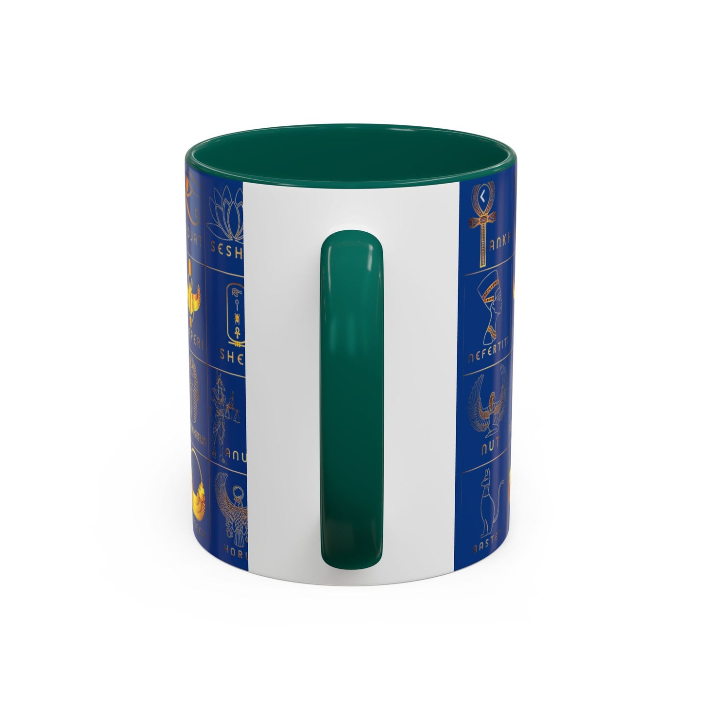 Egyptian Themed Mug, Colorful Coffee Cup, Unique Gift for Her, Art Print Mug, Home Decor, Office Tumbler, Coffee Lover Gift