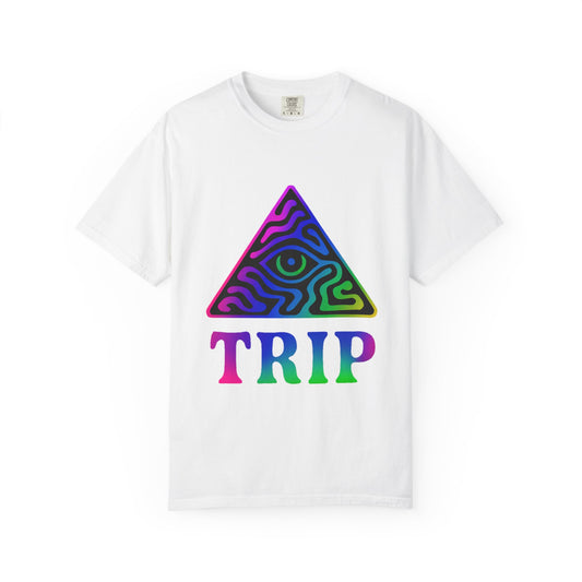 Psychedelic Trip T-Shirt, Unisex Graphic Tee, Retro Vibe Shirt, Festival Wear, Gift for Creative Souls