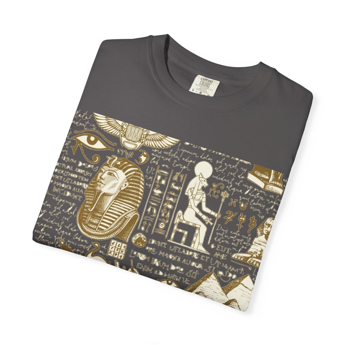 Egyptian-Inspired Unisex T-Shirt - Retro Vibe, Perfect for Music Lovers, Festivals, Gifts, Casual Wear, Vintage Style