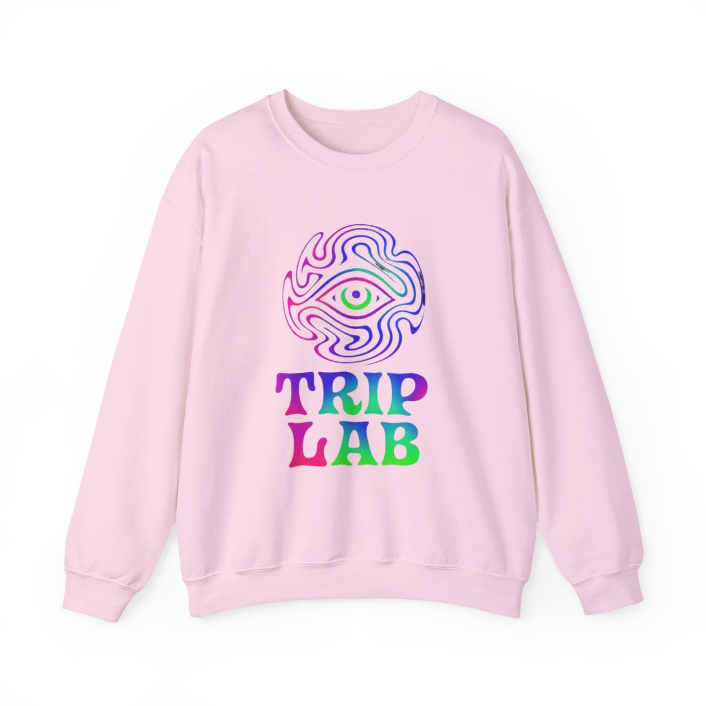 Psychedelic Trip Lab Sweatshirt, Unisex Crewneck, Cozy Gift for Festival Lovers, Casual Wear, Street Style