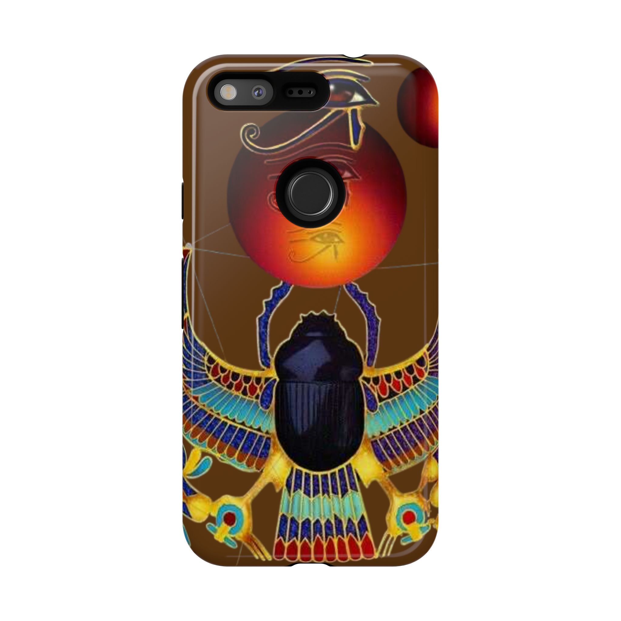 Egyptian Scarab Phone Case | Tough Cases for Unique Style, Protective Cases, Artistic Phone Covers, Gifts for Art Lovers