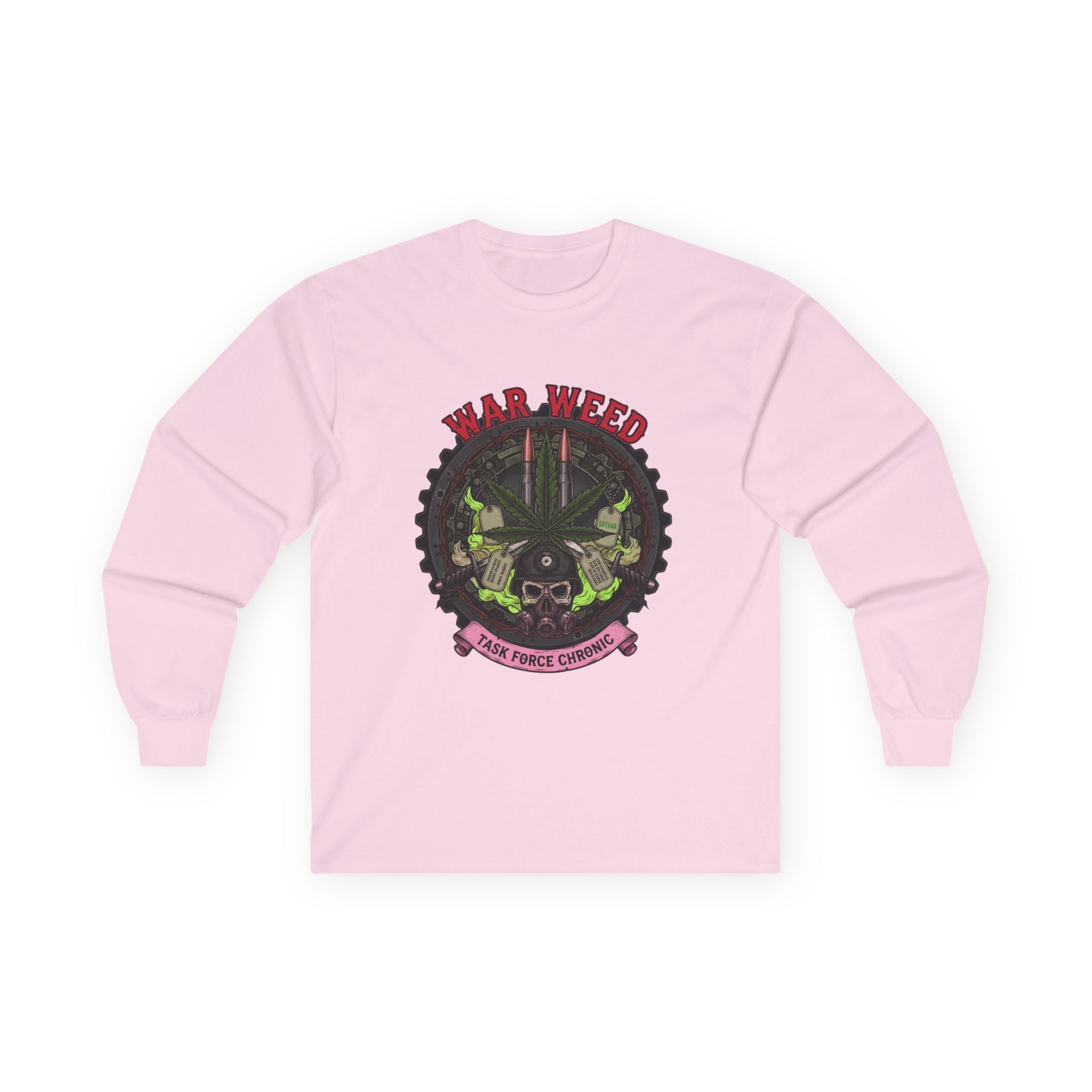 War weed Cotton Long Sleeve Tee