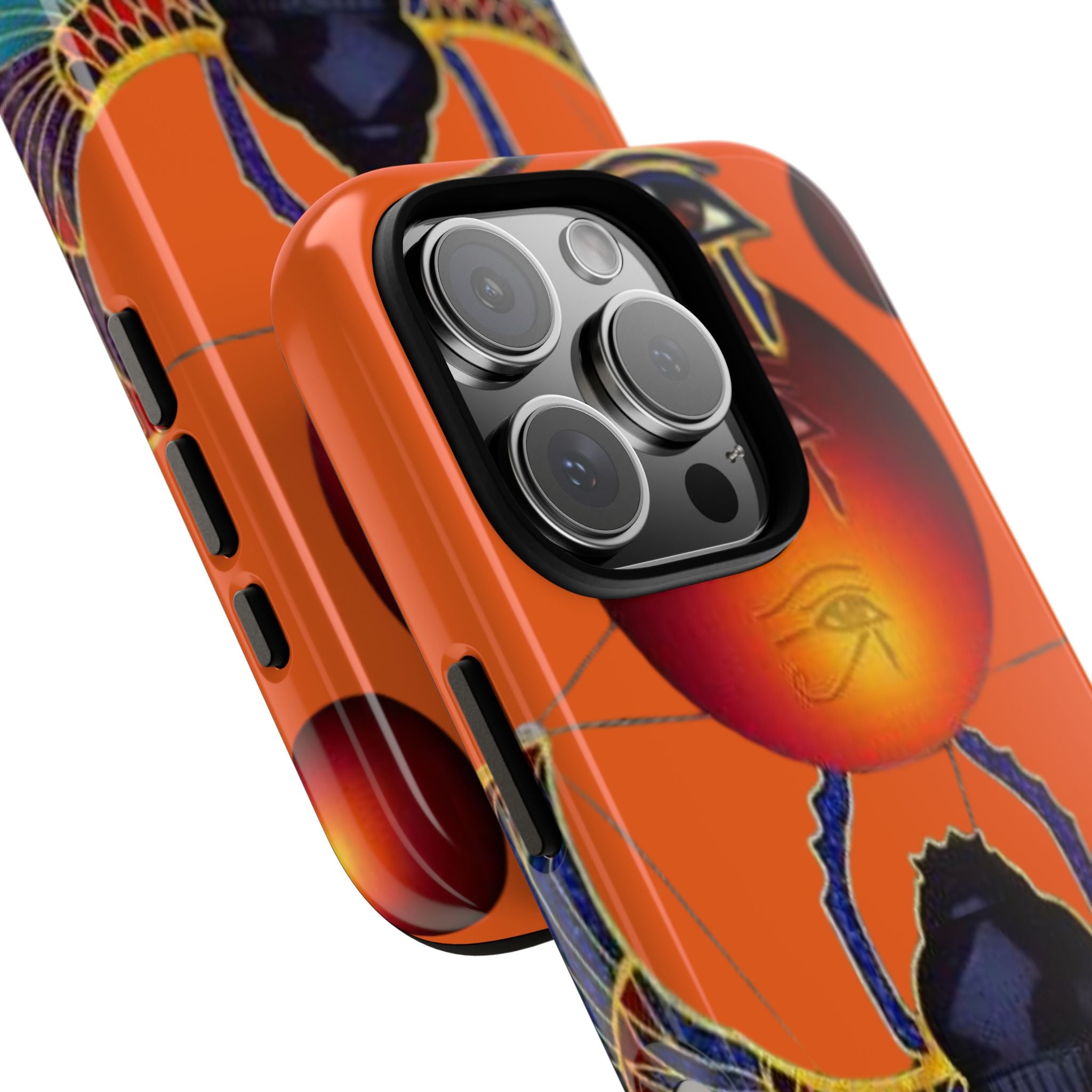 Egyptian-Inspired Phone Case, Tough Phone Cover, Unique Protective Case, Gift for Her, Vibrant Egyptian Art