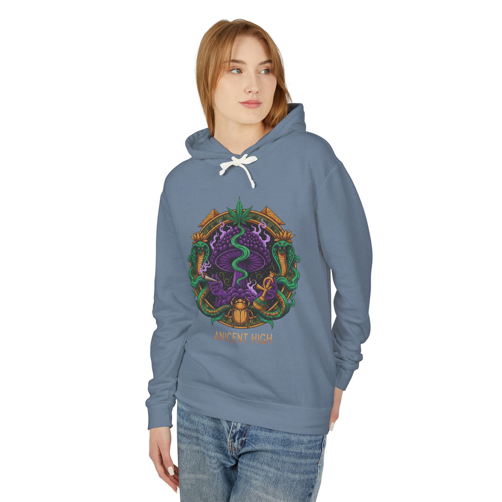 Ancient High Crest Hoodie — Mystic Snake Emblem Hooded Sweatshirt