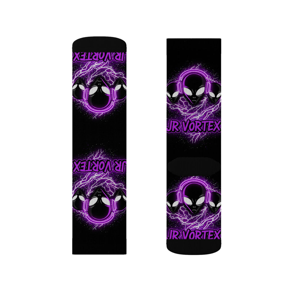 Socks JR Vortex Purple Aliens Sublimation