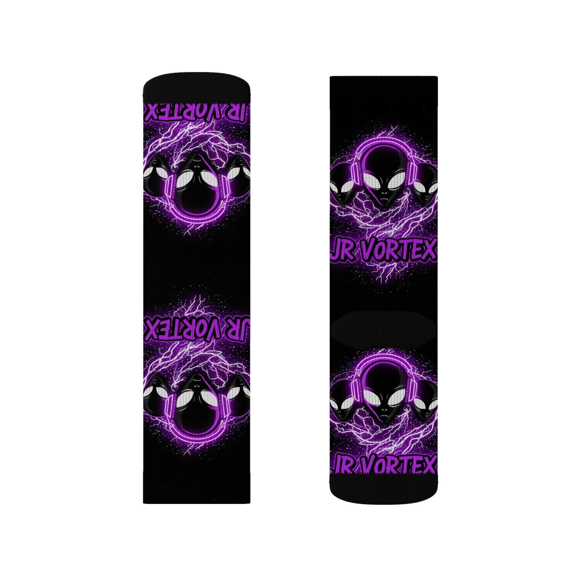 Socks JR Vortex Purple Aliens Sublimation