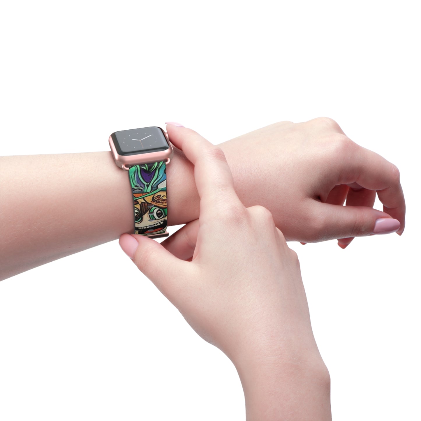 Whimsical Watch Band for Fun-Loving Souls | Colorful Art Band, Unique Gift, Festival Accessory, Fashion Statement, Holiday Present