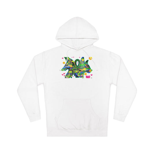 Vibrant Unisex Hooded Sweatshirt with Colorful Abstract Design, Cozy Streetwear, Gift for Art Lovers, Casual Wear, Trendy Style, [...]