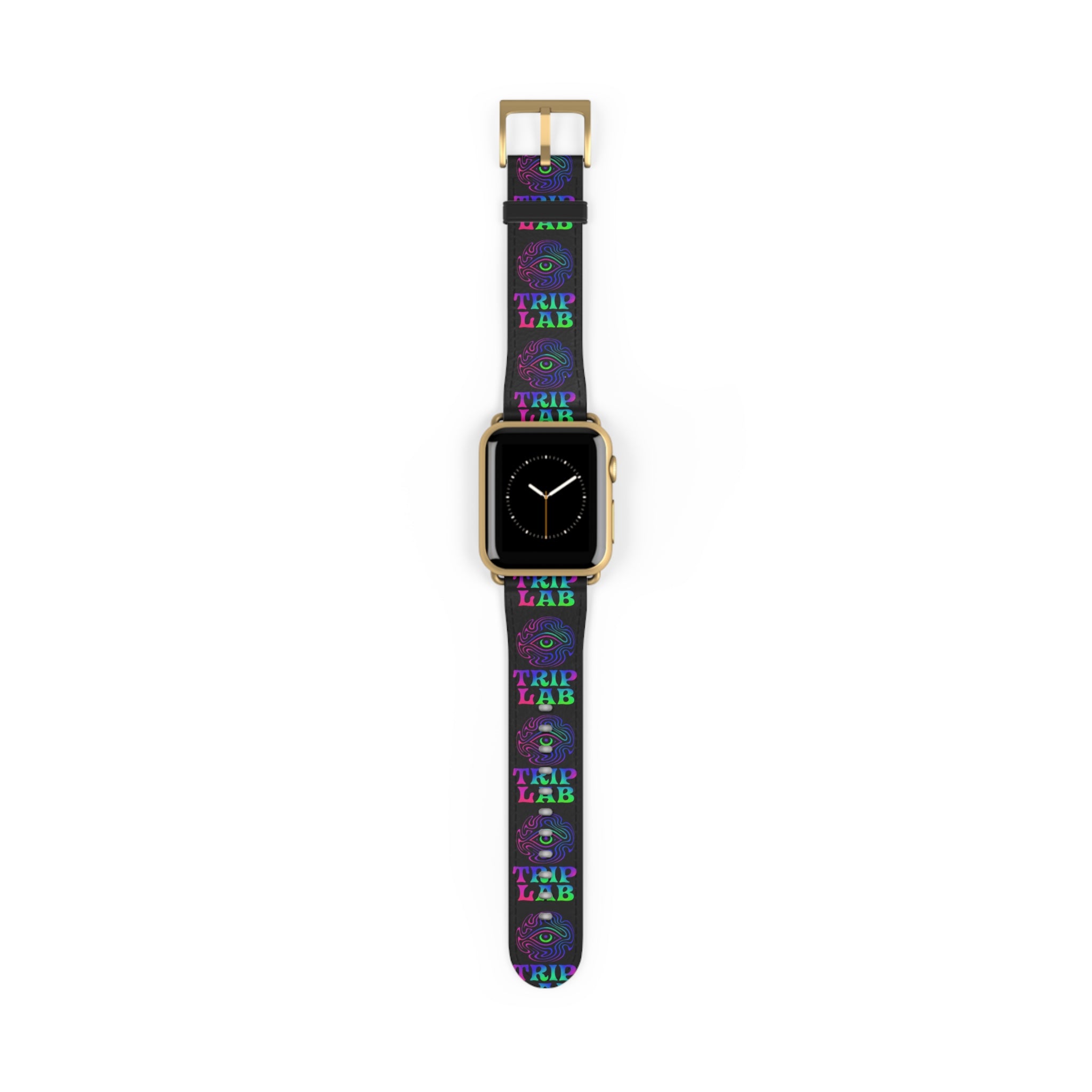 Psychedelic Watch Band for Creative Souls, Colorful Wrist Accessory, Unique Gift for Festivals, Trendy Tech Accessories, Fitness Motivation