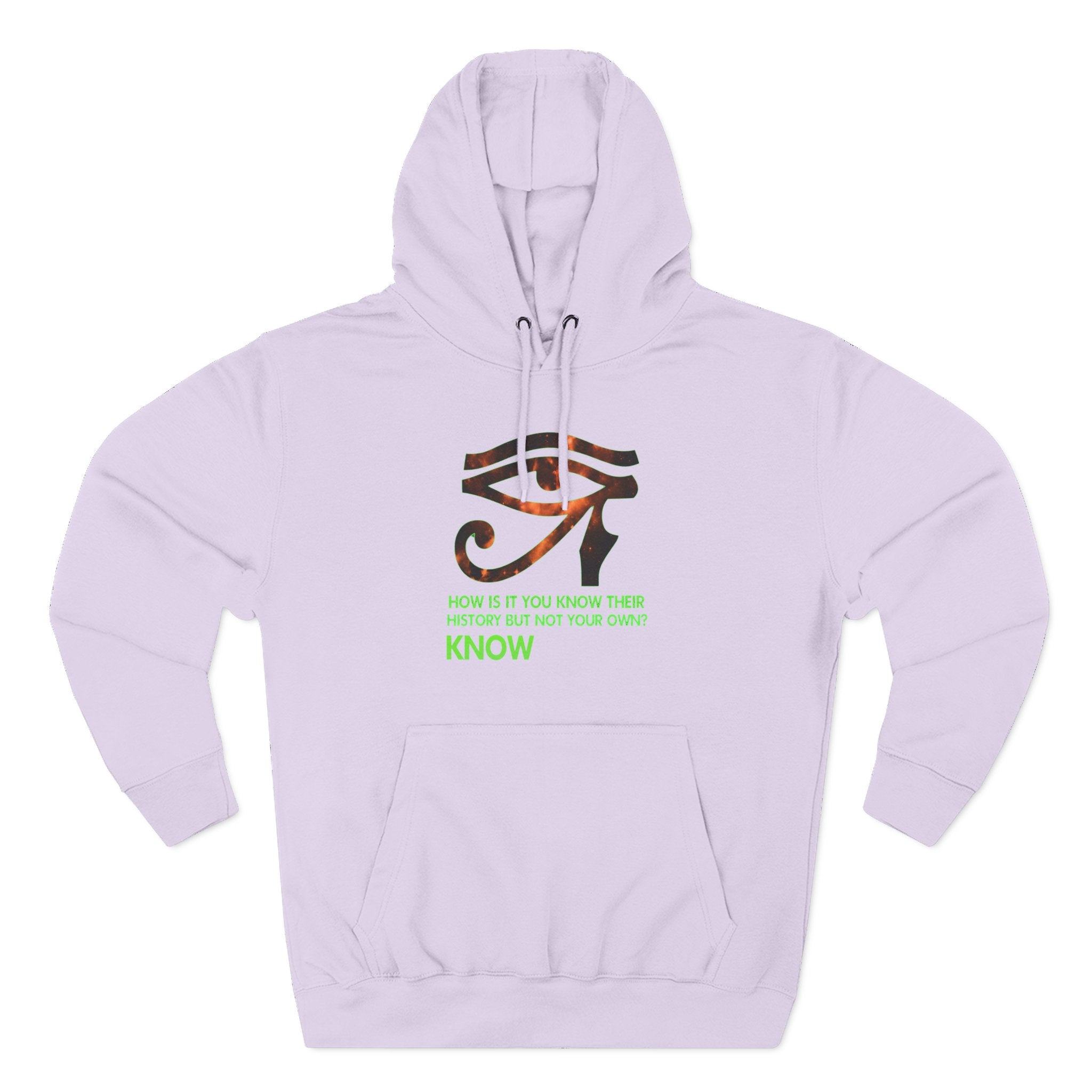 Three-Panel Fleece Hoodie